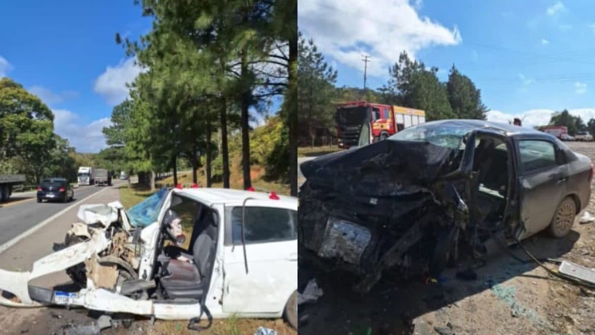 URGENTE: Tragédia deixa dois mortos na BR-280 em Santa Catarina
