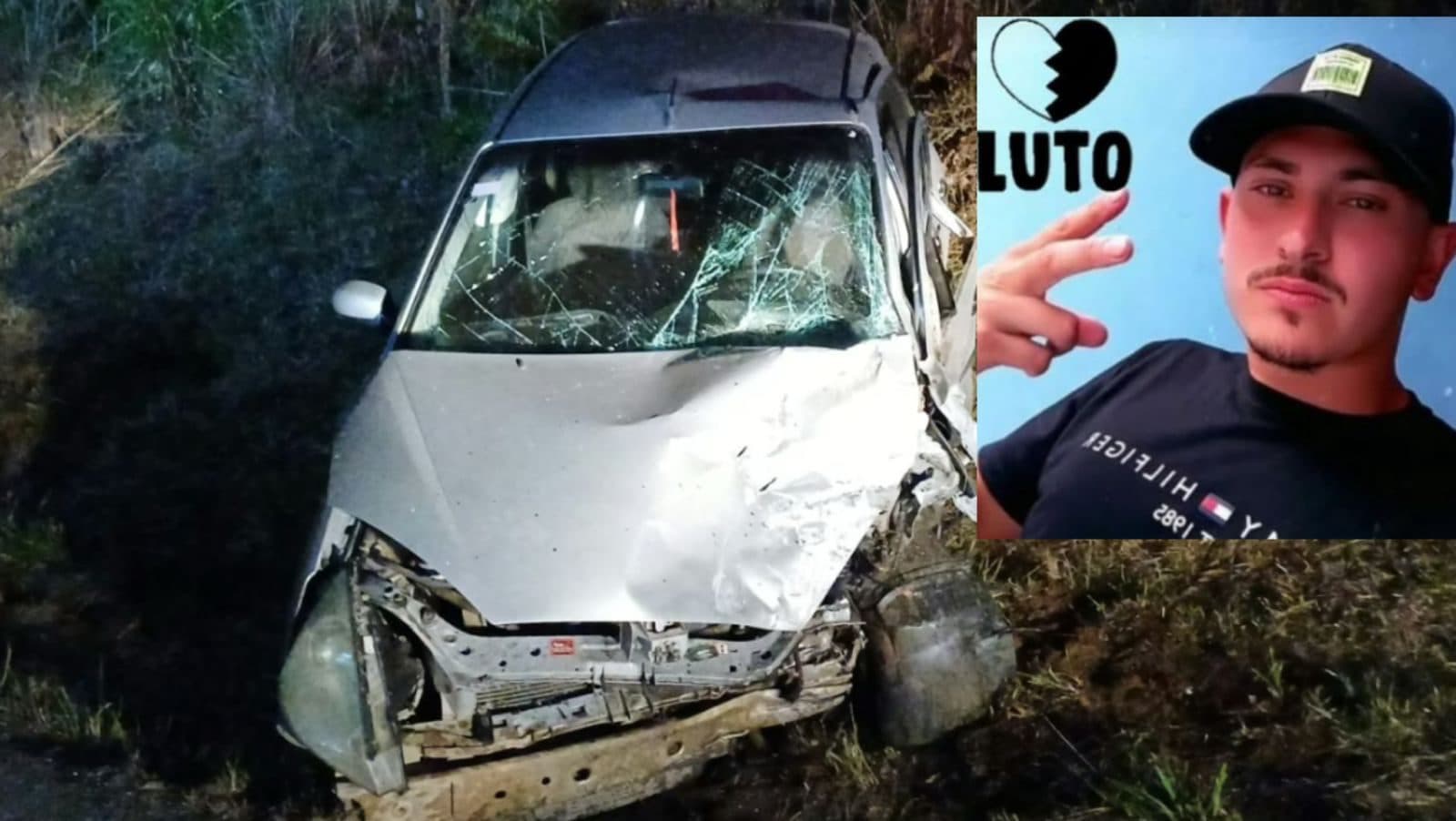 Jovem morre e três pessoas ficam feridas após acidente entre veículos na BR-282