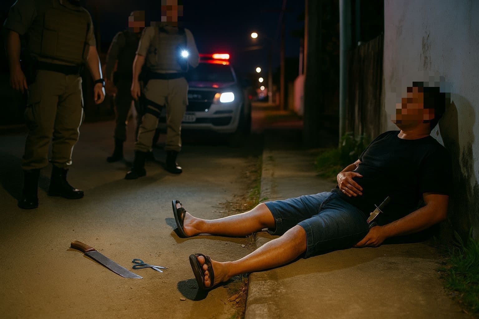 Briga por ciúmes quase termina em morte em Tijucas: “invadiu casa com facão”