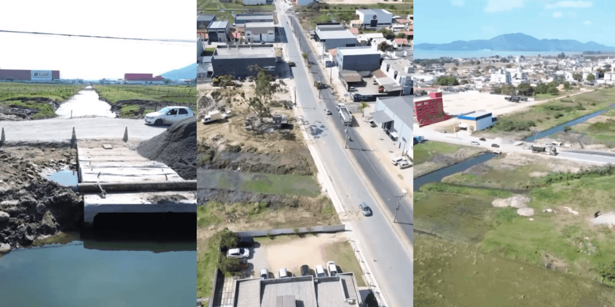 Prefeitura de Tijucas avança em obra de drenagem para acabar com alagamentos na Coleira