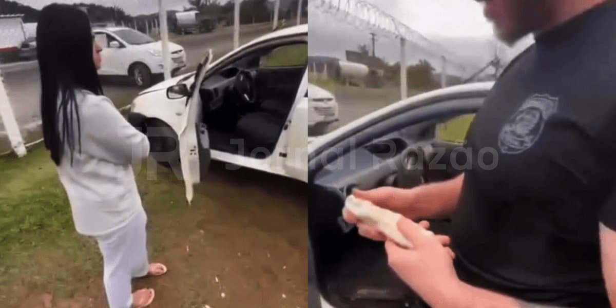 “Como leva tudo isso?”: mulher de detento é presa ao tentar entrar com drogas em cadeia de SC