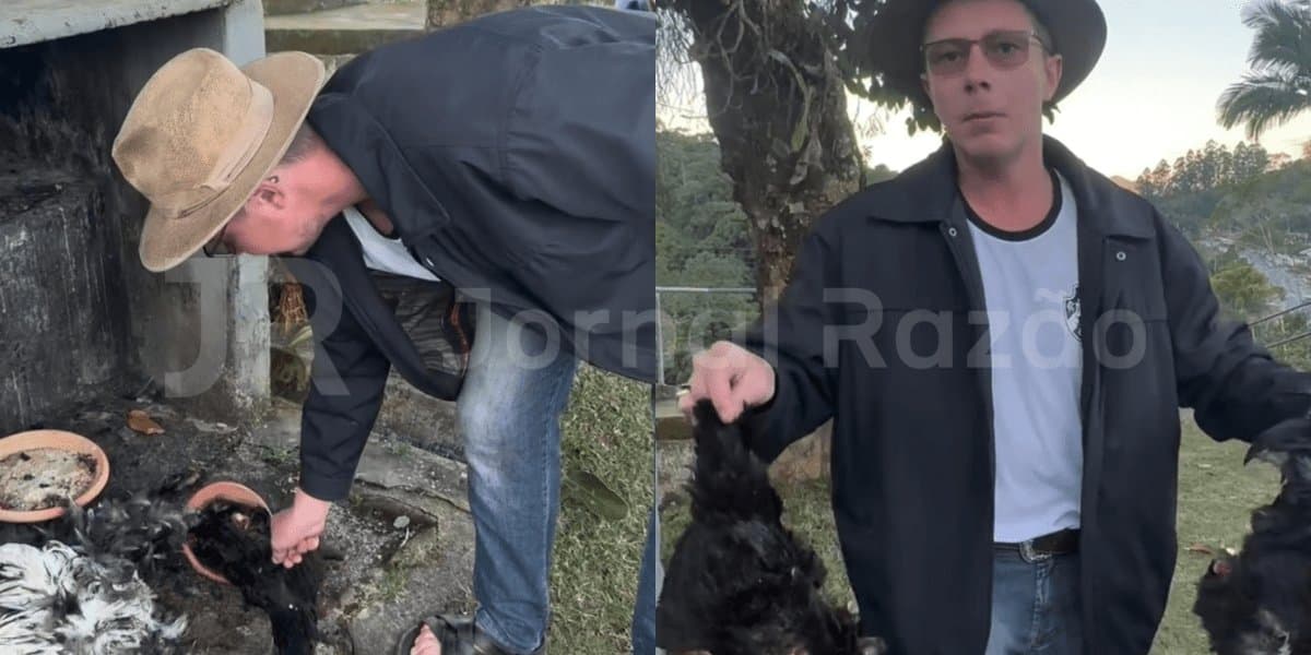 Influencer se revolta e toma atitude ao encontrar macumba no túmulo do pai em SC