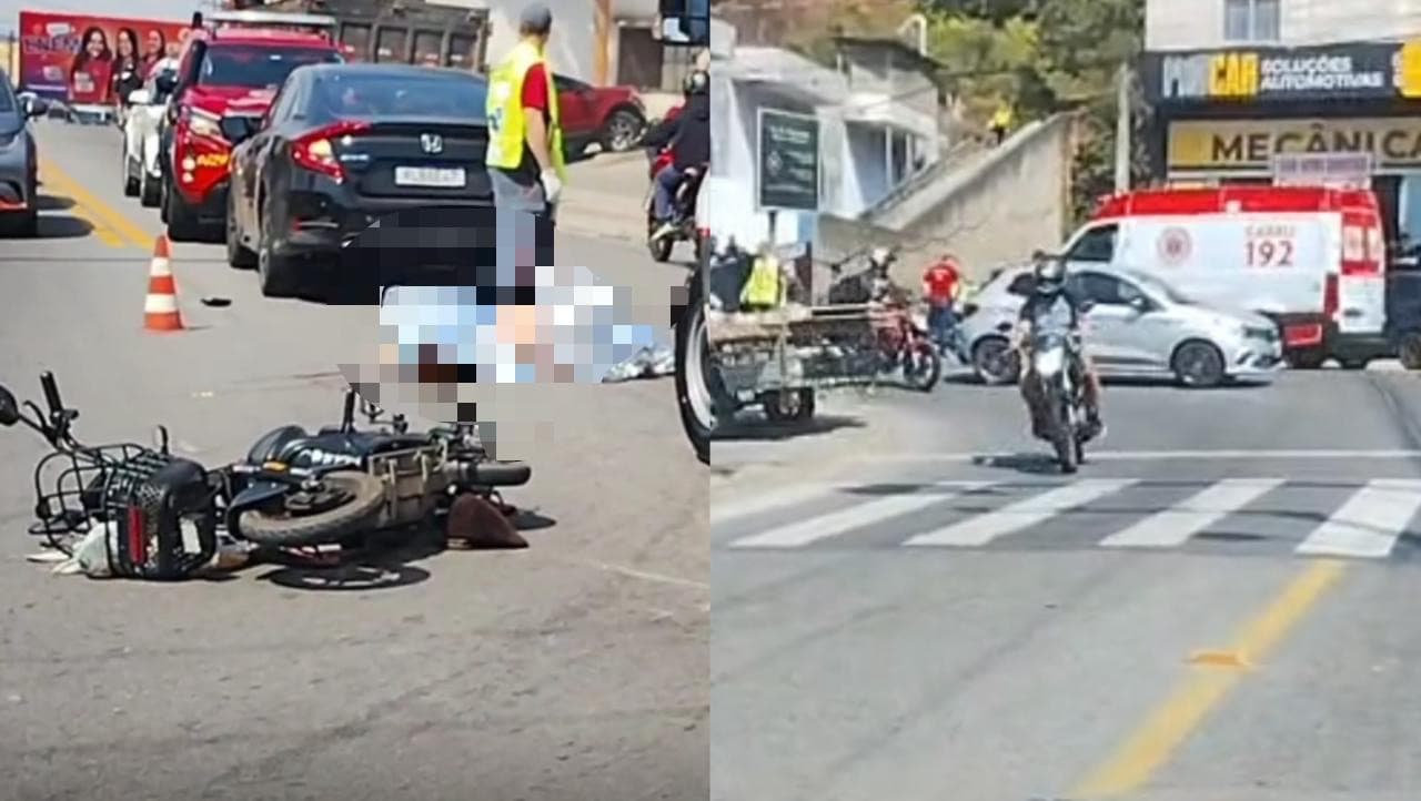 Condutor de bicicleta elétrica morre em grave acidente com carro em Camboriú