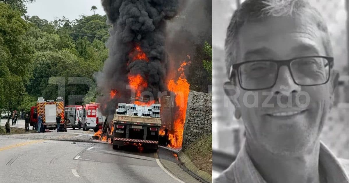 Identificado caminhoneiro morto na BR-282; carro de Tijucas se envolveu no acidente