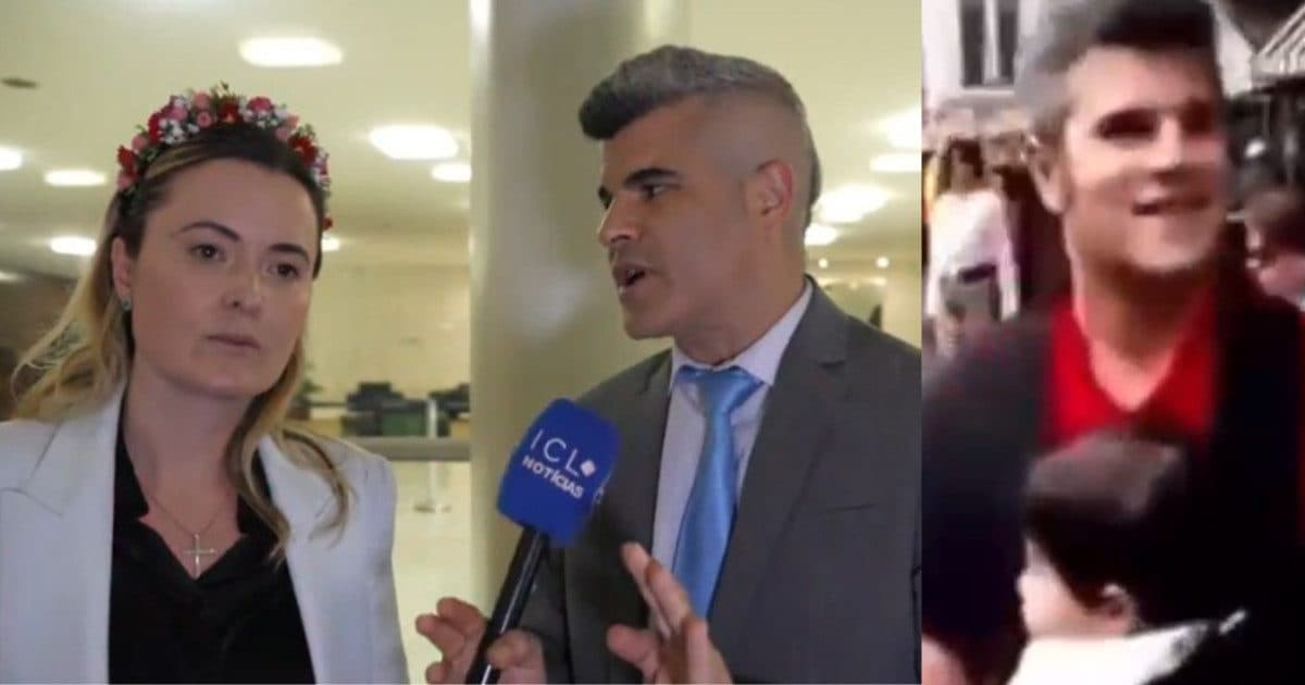 Jornalista que usou filho como escudo humano ataca deputada de SC e é desmascarado