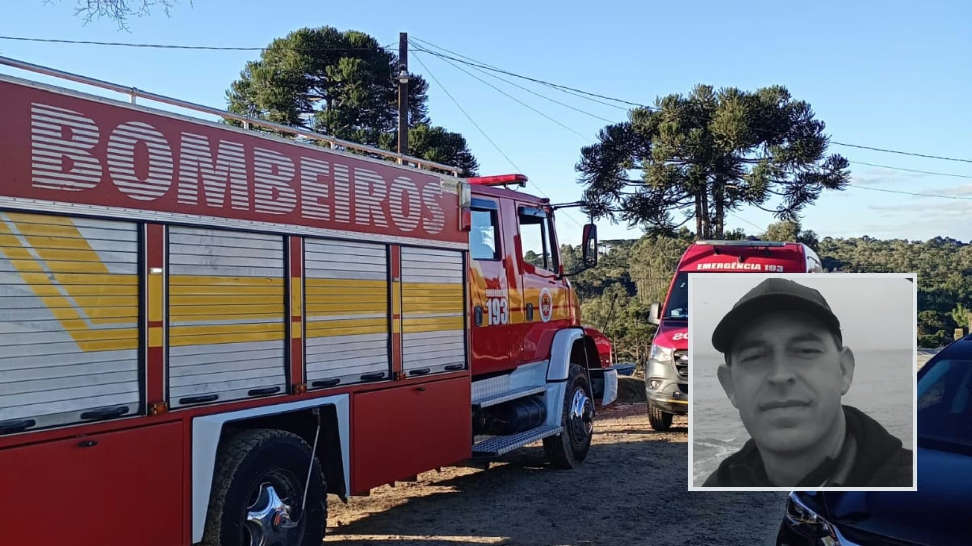 Homem morre esmagado por árvore ao lado do pai enquanto realizava serviço com trator em SC