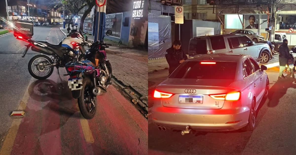 Motociclista é flagrado “dando grau” em BC e o inesperado acontece