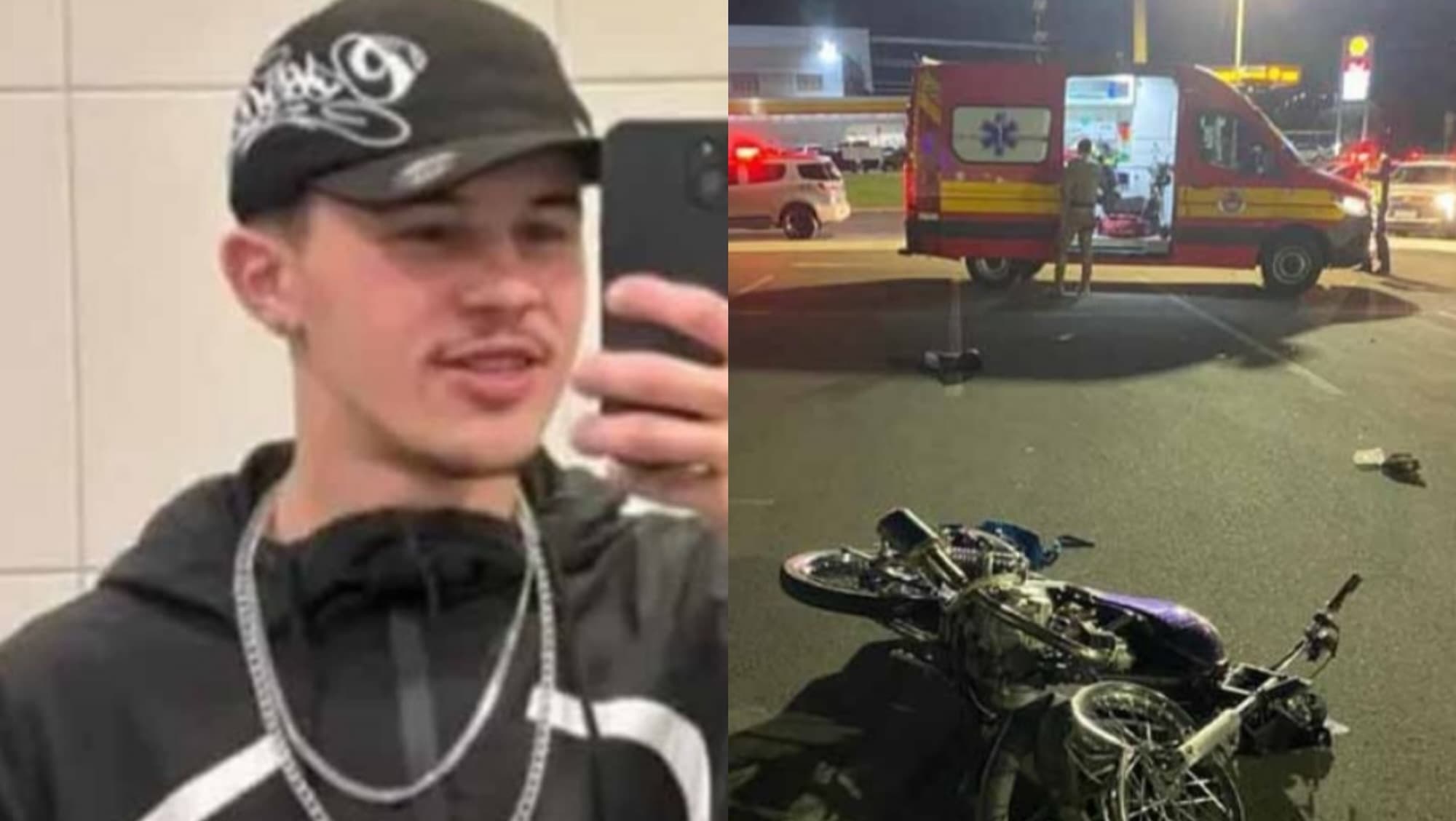Adolescente de moto morre durante fuga da polícia em SC