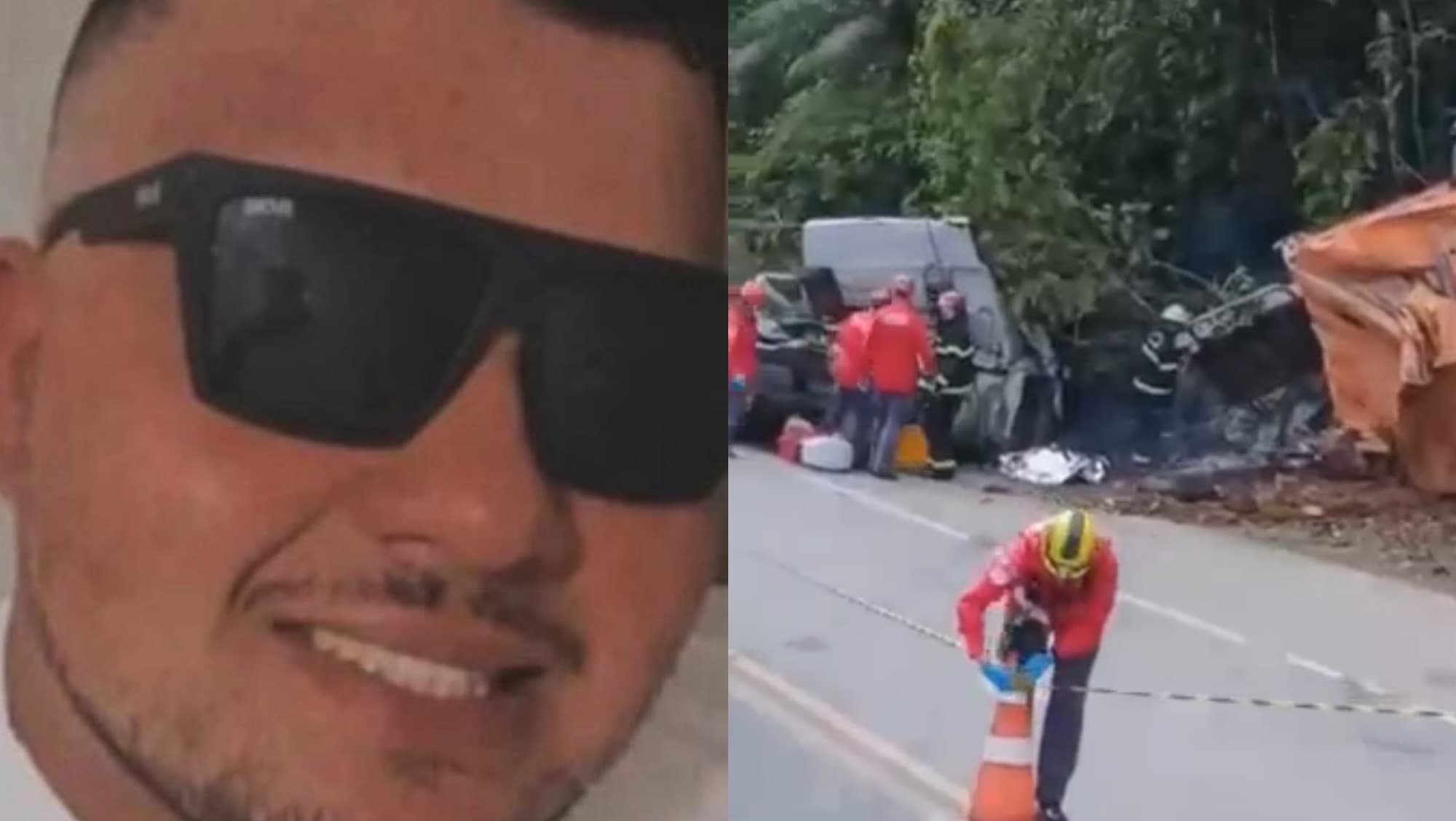 Identificado caminhoneiro que morreu após caminhão tombar na SC-110