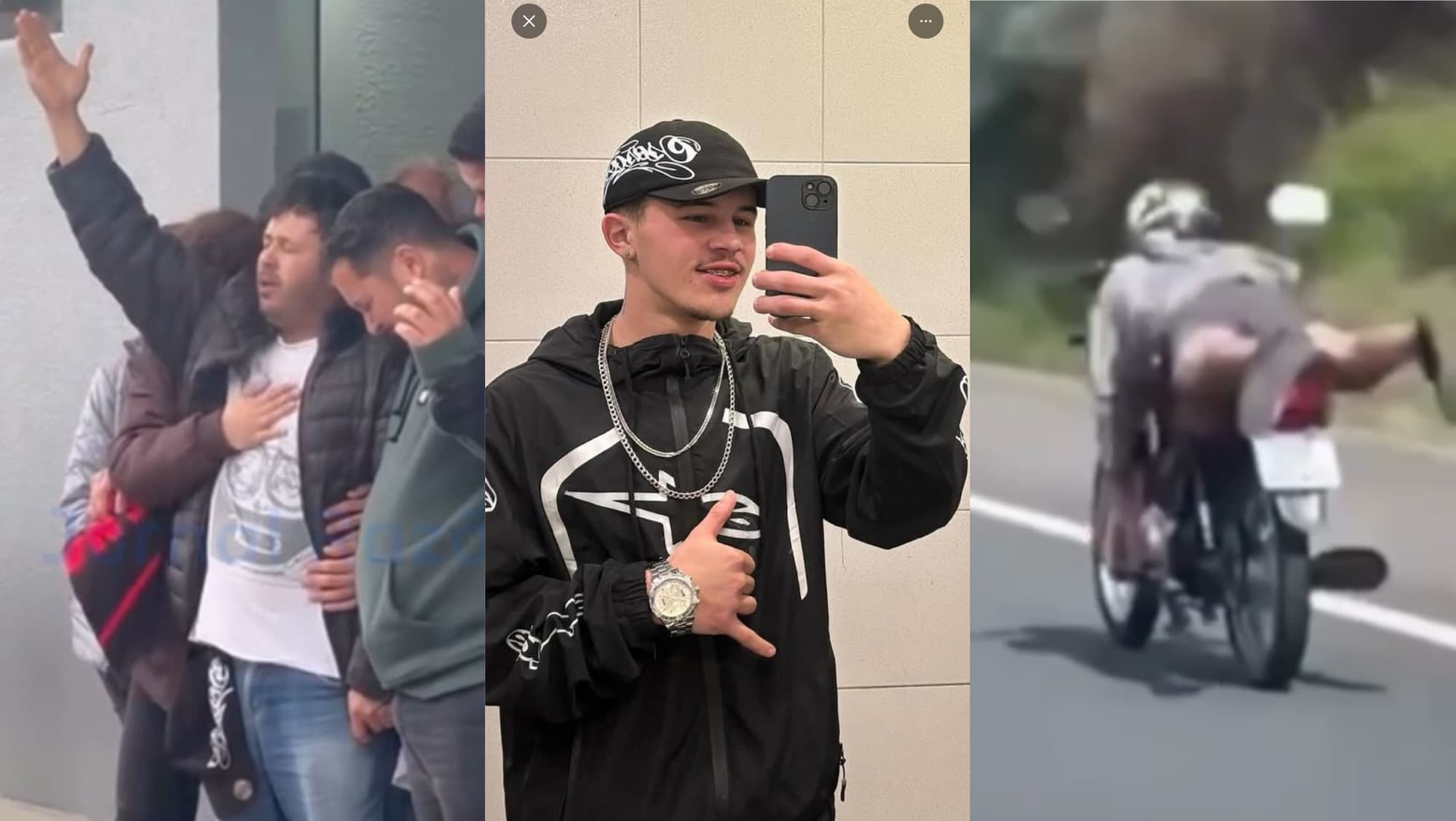 Em SC, pai sepulta filho e faz apelo: “Super-homem é super-homem vivo”