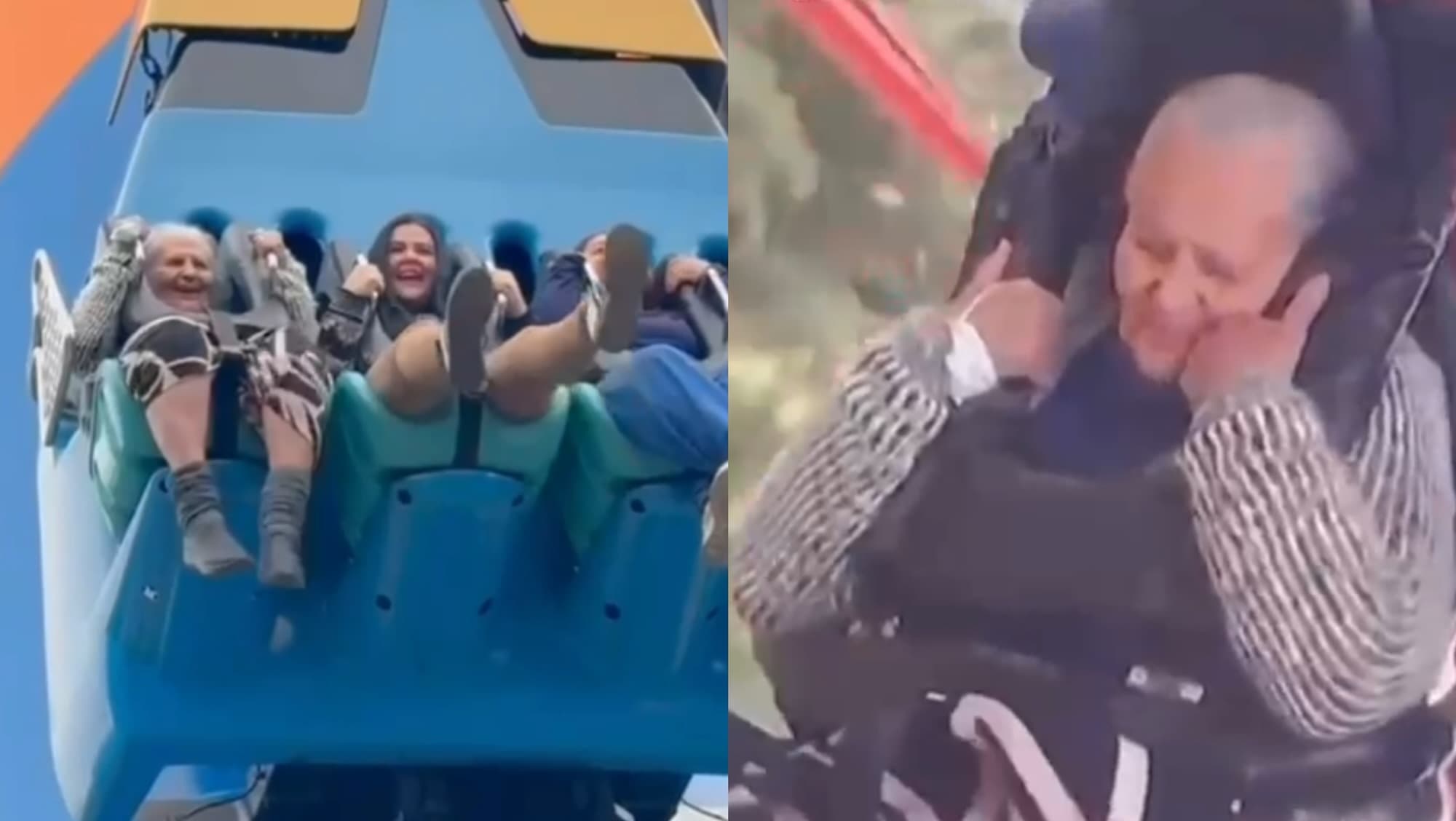 Vovó de 88 anos encara Big Tower e FireWhip sorrindo no Beto Carrero World