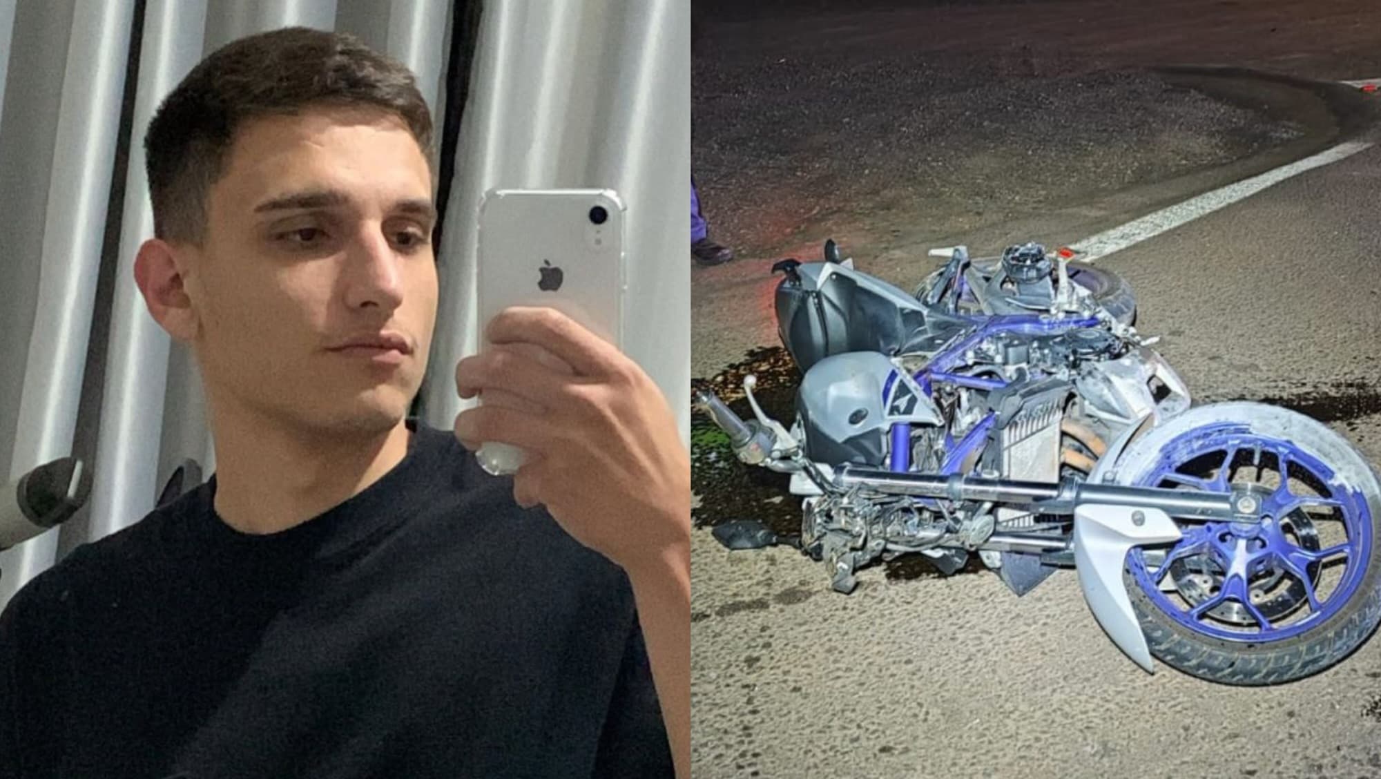 Jovem morre em grave acidente de moto na BR-282