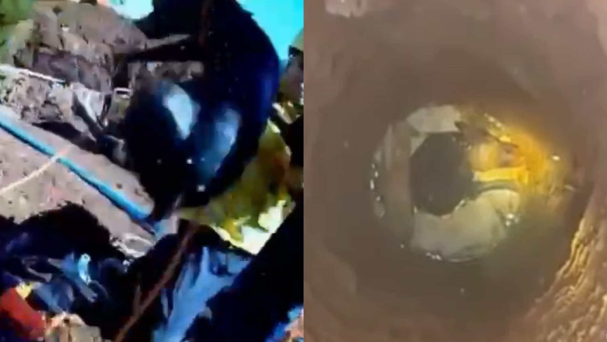 “Heróis”: Bombeiros resgatam cachorrinha nos últimos segundos após cair em buraco de 5 metros em SC