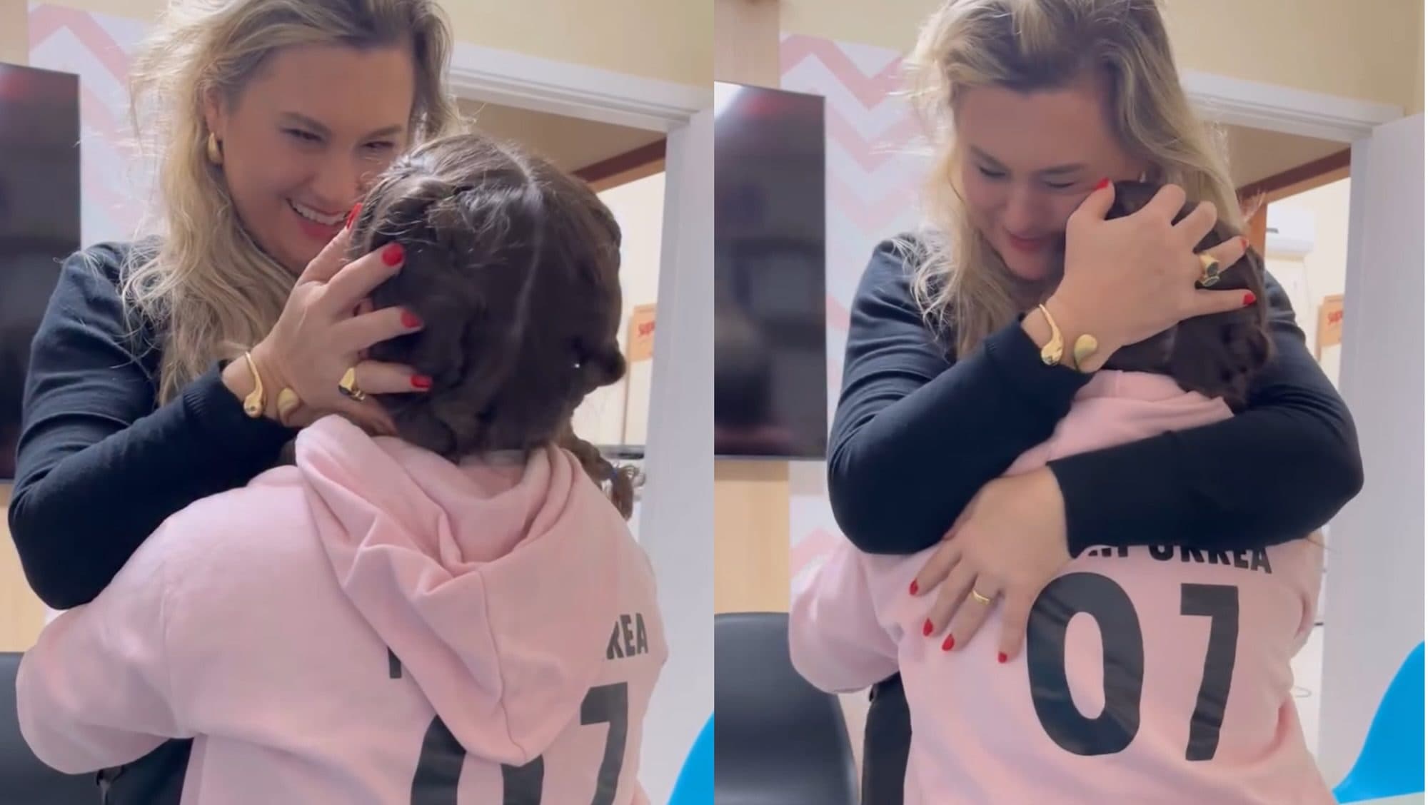 “Lágrimas de felicidade”: menina recebe notícia que sempre sonhou ao chegar em casa