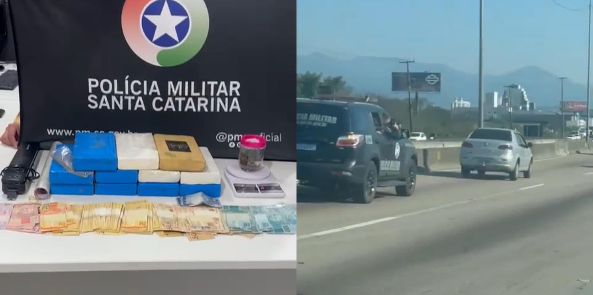 BOPE dá duro golpe no tráfico e apreende mais de 12 kg de cocaína na Grande Florianópolis