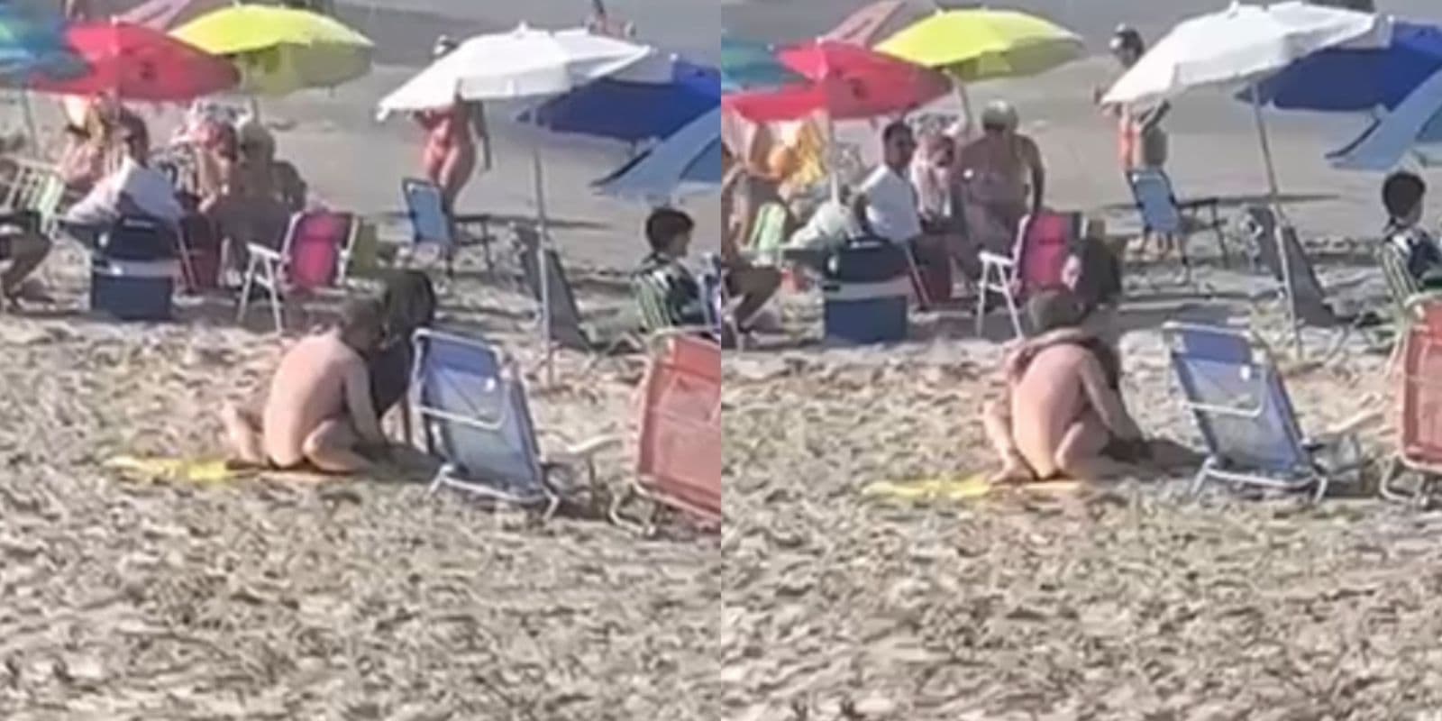 Casal é flagrado em “atos íntimos” e causa revolta em praia de SC