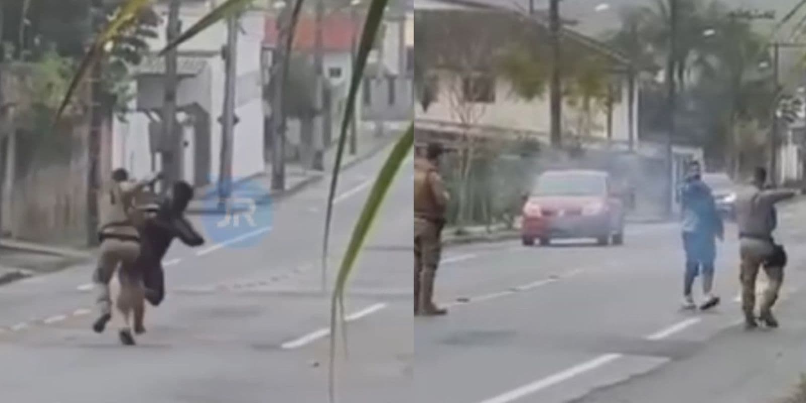 Colombiano desafia a PMSC após invadir casa e ameaçar mulher: “dalhe, atira de novo!”