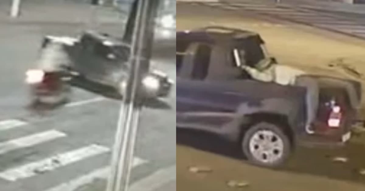 Motociclista é “desovado” após ser levado por 6 km na carroceria de camionete em Chapecó