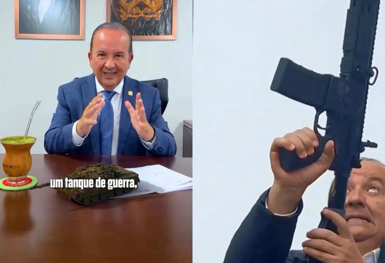 “Se a polícia pedir tanque de guerra, eu vou autorizar”: governador de SC reage após ataques da esquerda