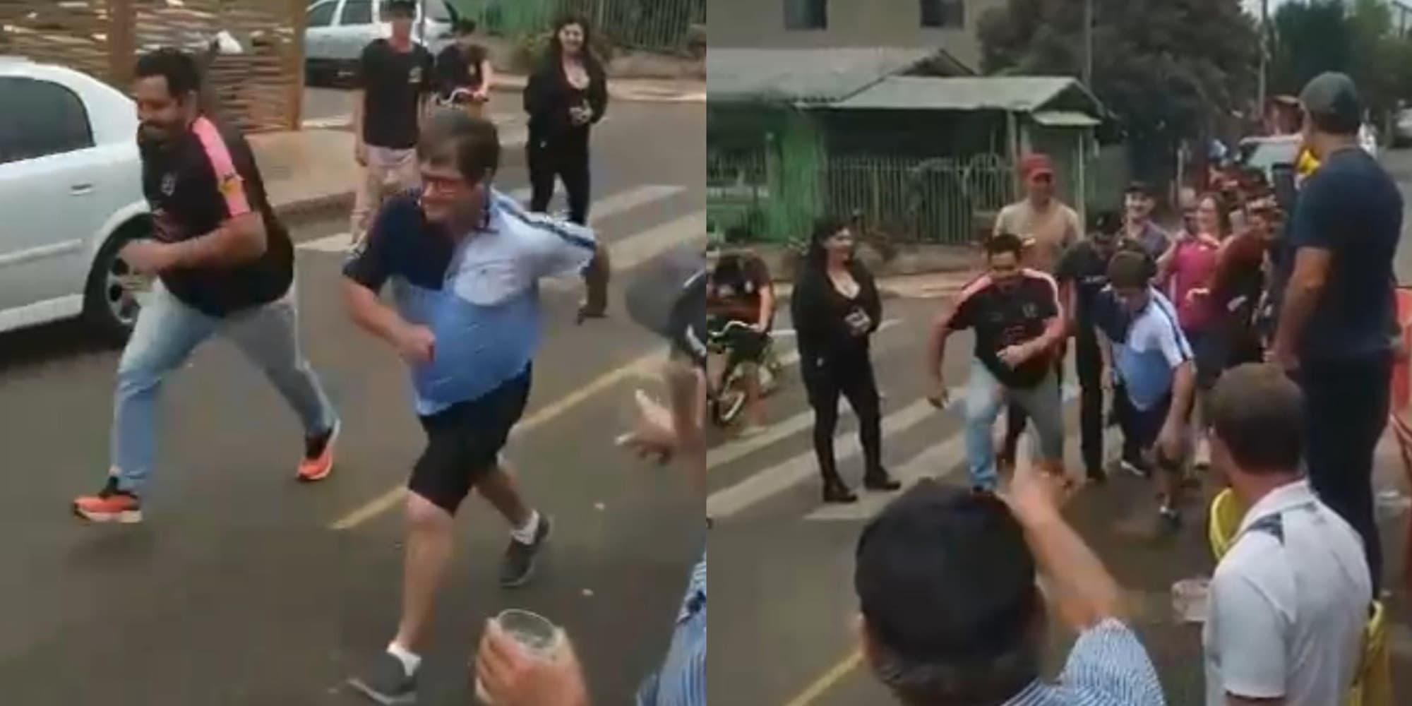 “Corrida clandestina” em frente a bar de SC viraliza: “magia do boteco”