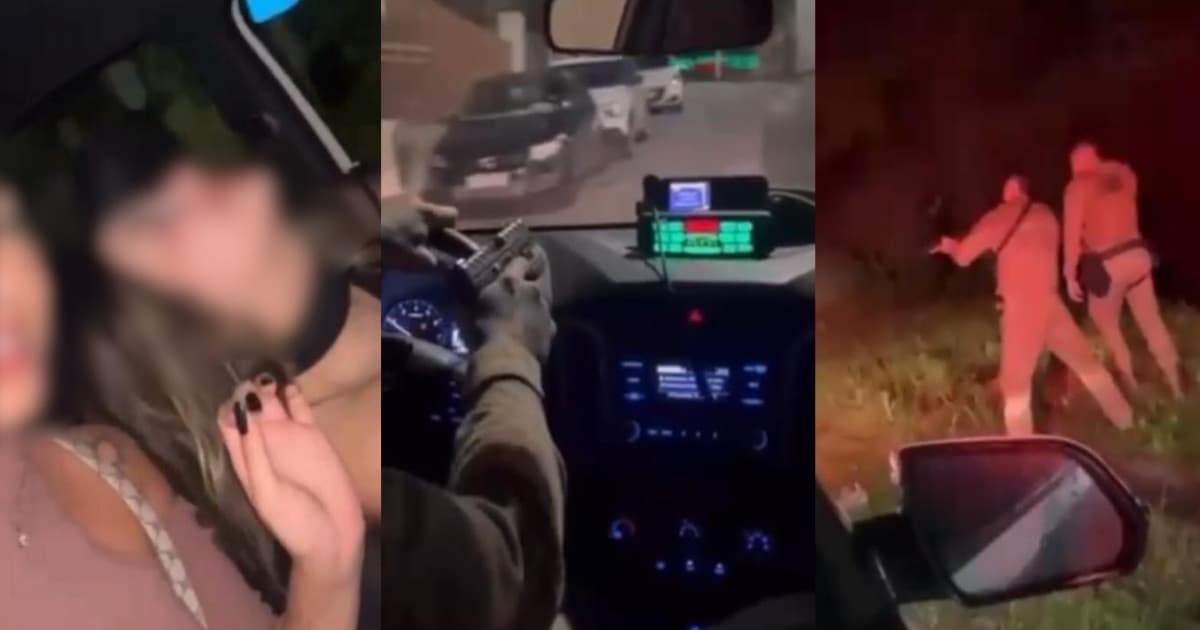 Jovem explica vídeo em viatura com PMs em Florianópolis: “sofremos tentativa de assalto”