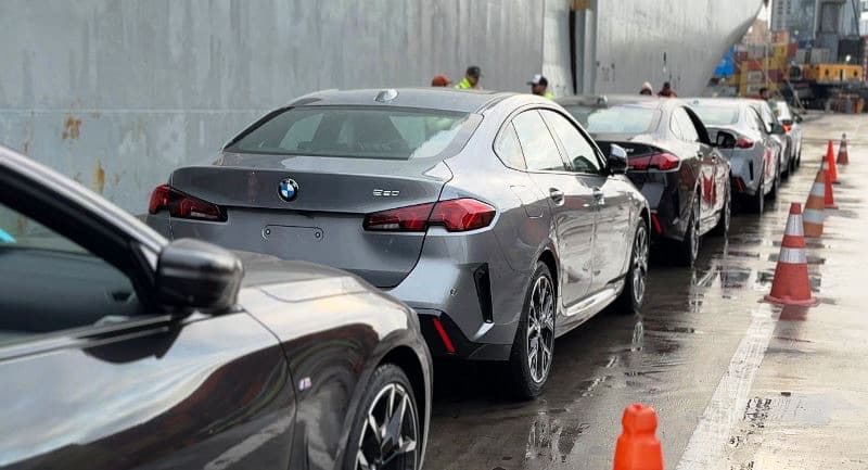 Operação recorde: Porto de Itajaí recebe 712 carros de luxo em navio