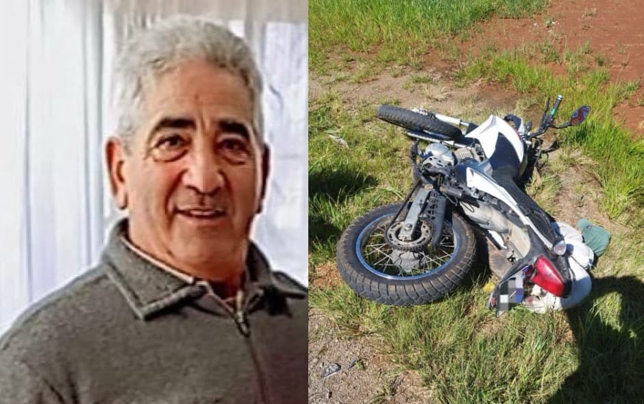 Idoso morre em grave acidente com moto na BR-470 