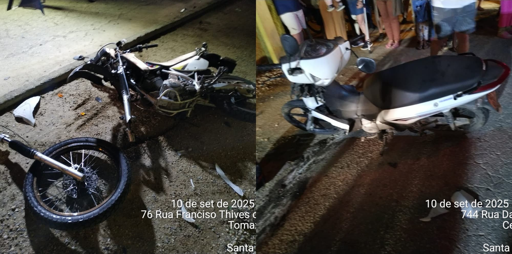 Motociclista fica entre a vida e a morte após colisão violenta em Brusque