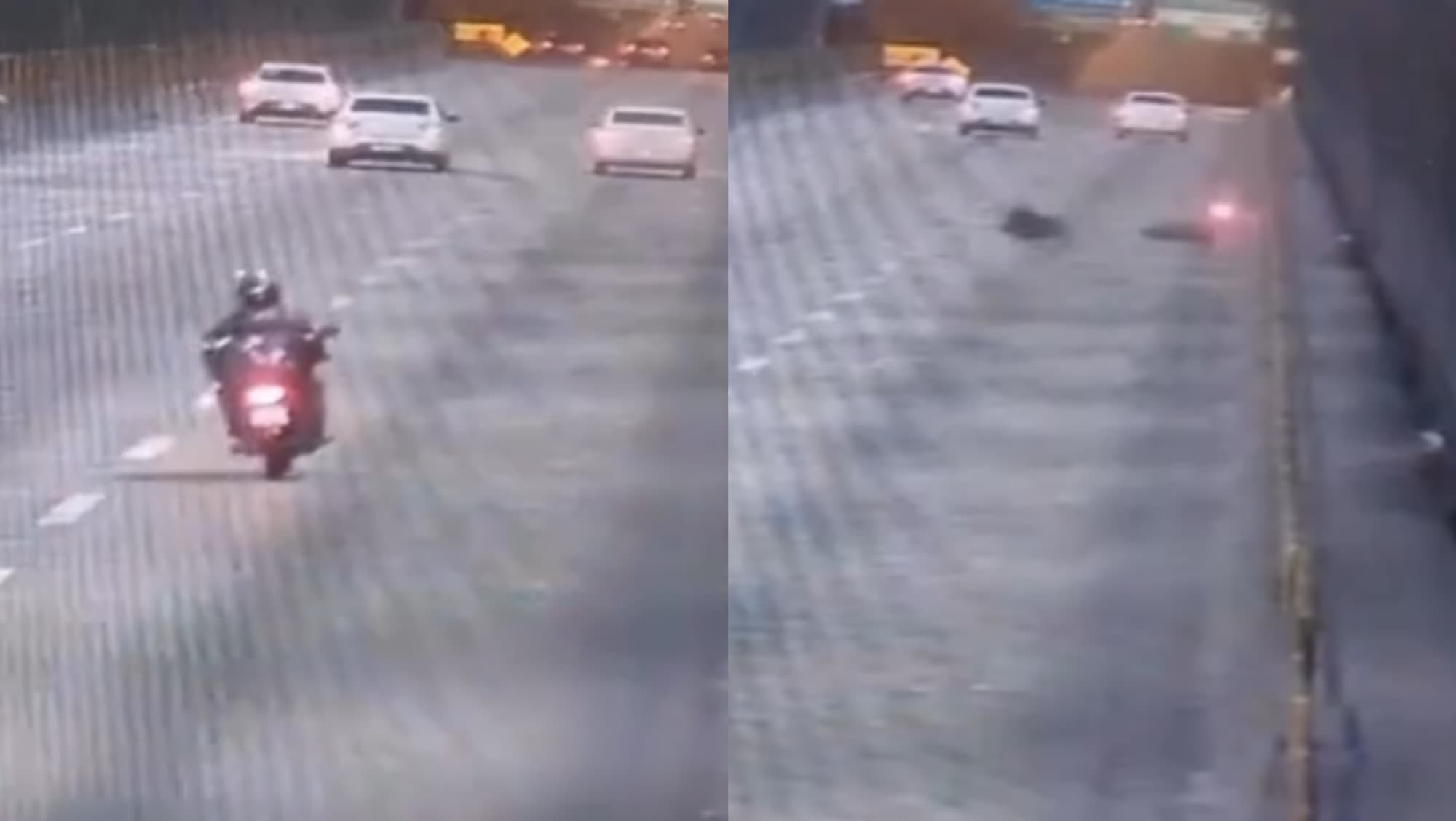 Mistério em Florianópolis: motociclista morre em acidente intrigante dentro de túnel