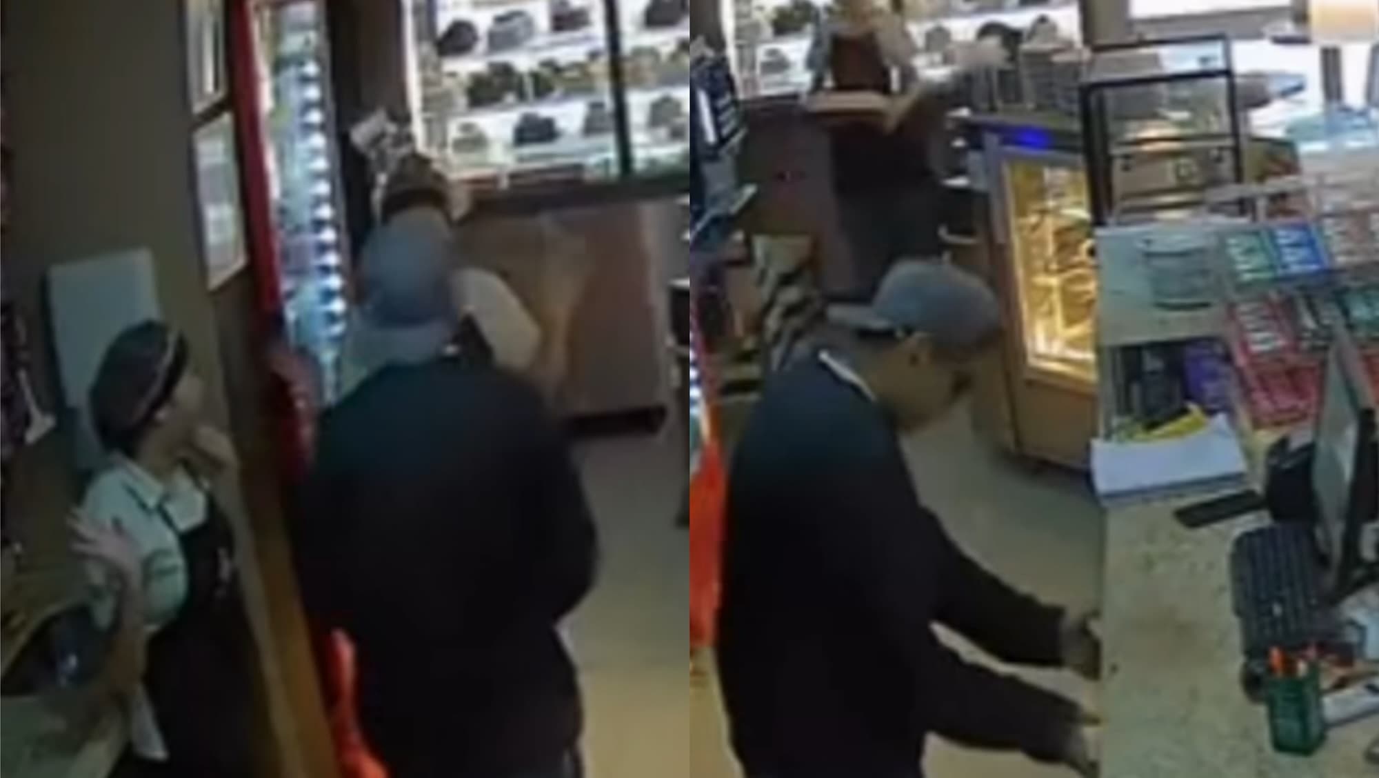 Criminoso em poucos segundos faz a limpa em caixa de doceria em Balneário Camboriú