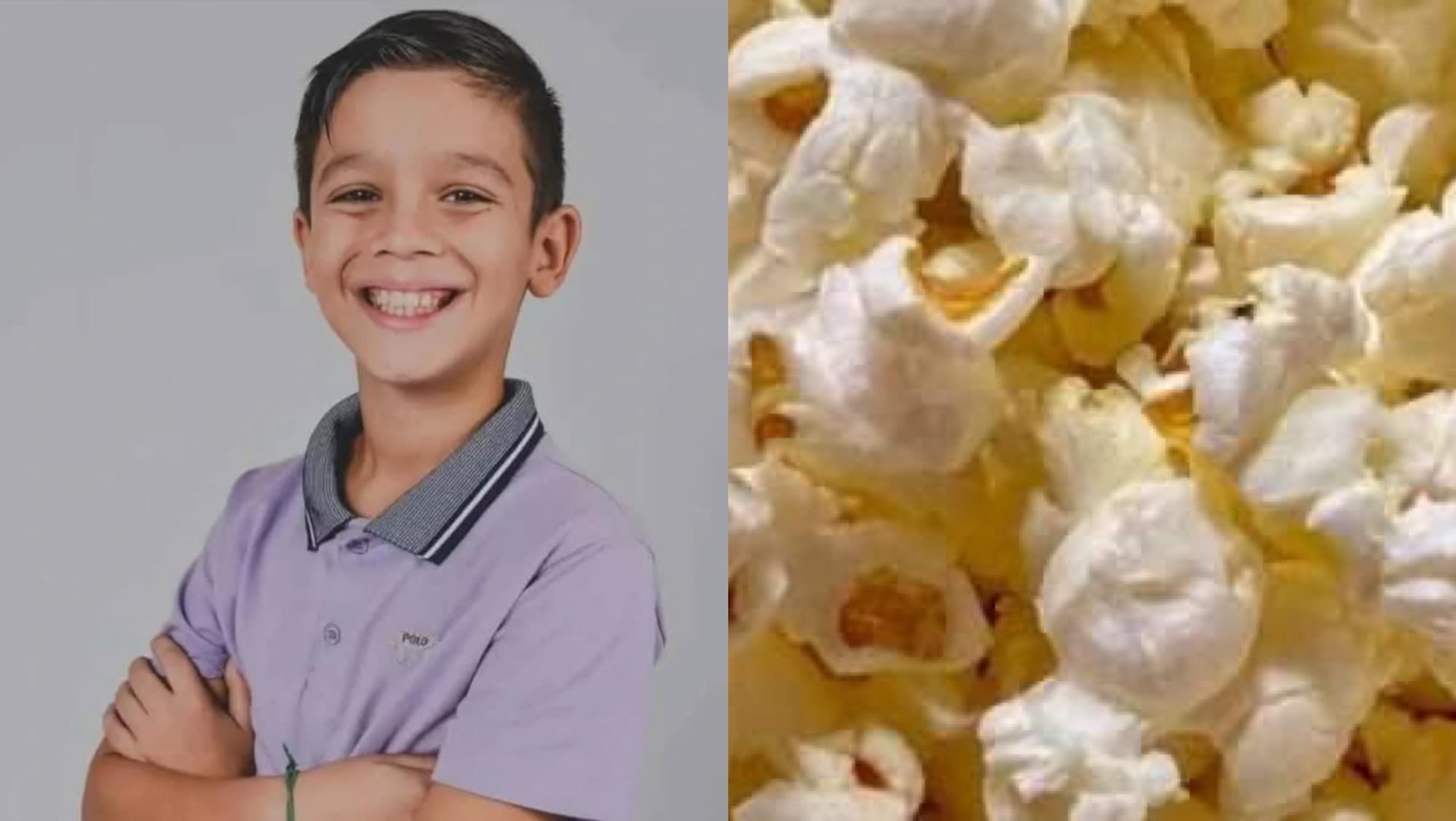 Menino de 12 anos luta pela vida após se engasgar com pipoca em SC