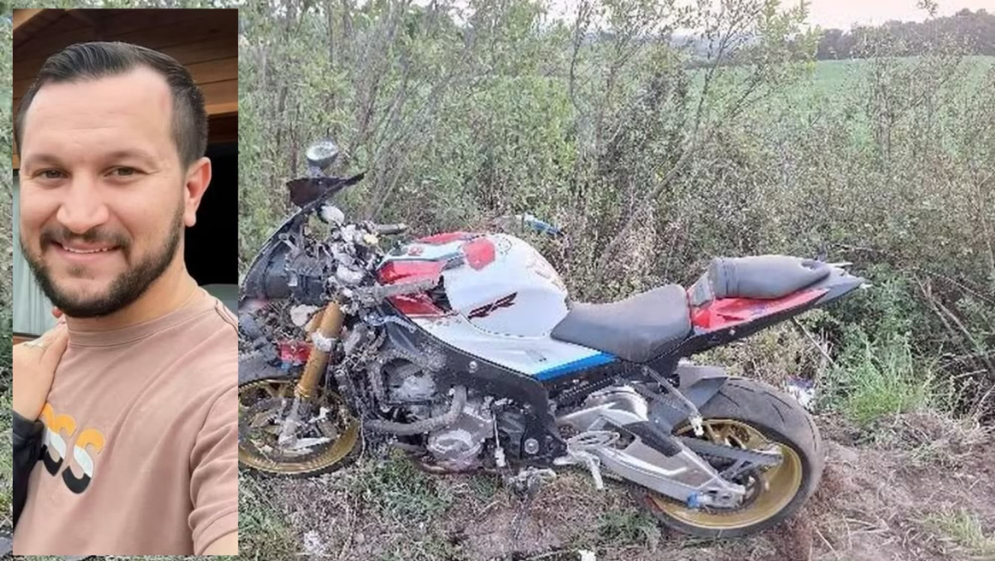 “Fazendo o que mais amava”: Empresário morre em acidente de moto na SC-135