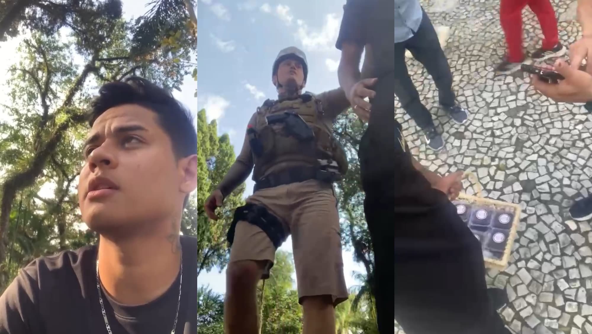 Jovem tem doces apreendidos pela fiscalização em praça de SC