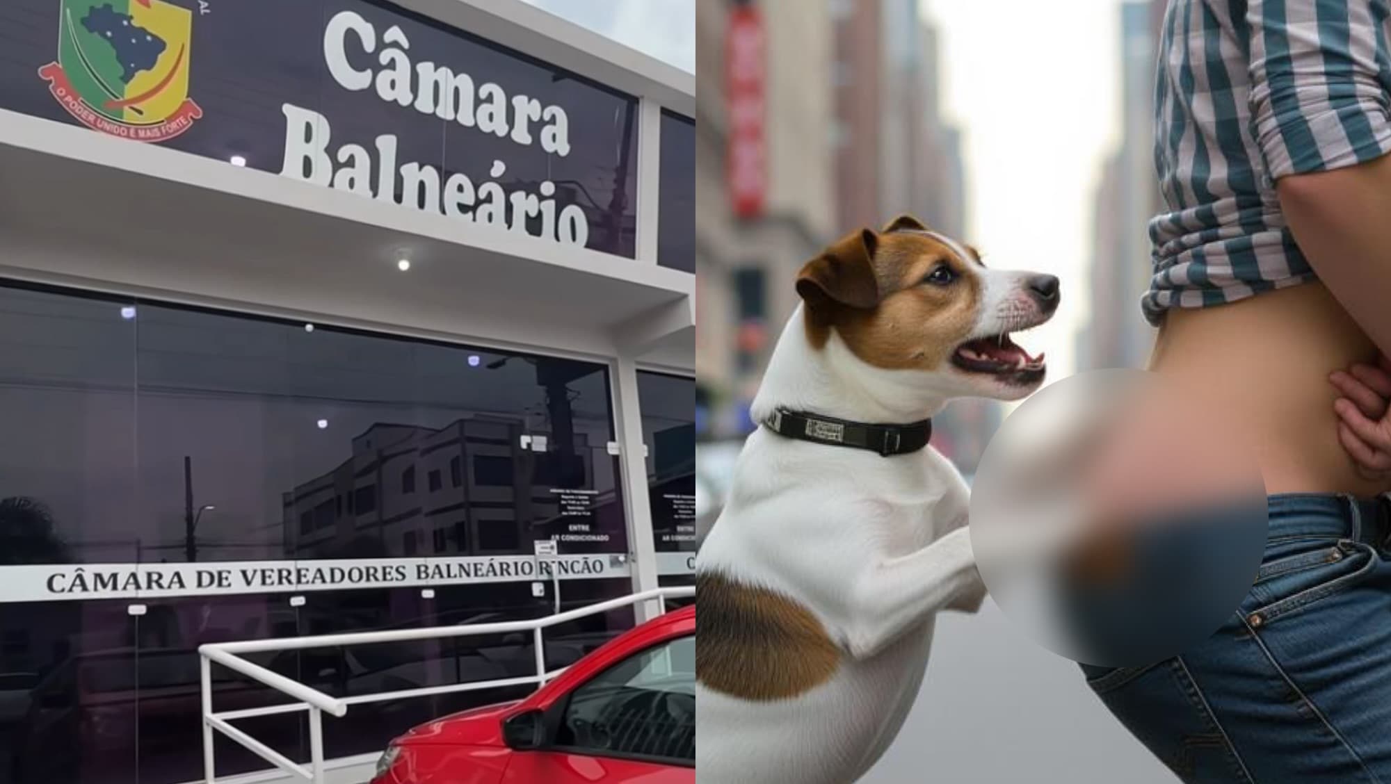 Vereador abaixa as calças e mostra a bunda dentro de Câmara em SC: “olha o que o cachorro fez”