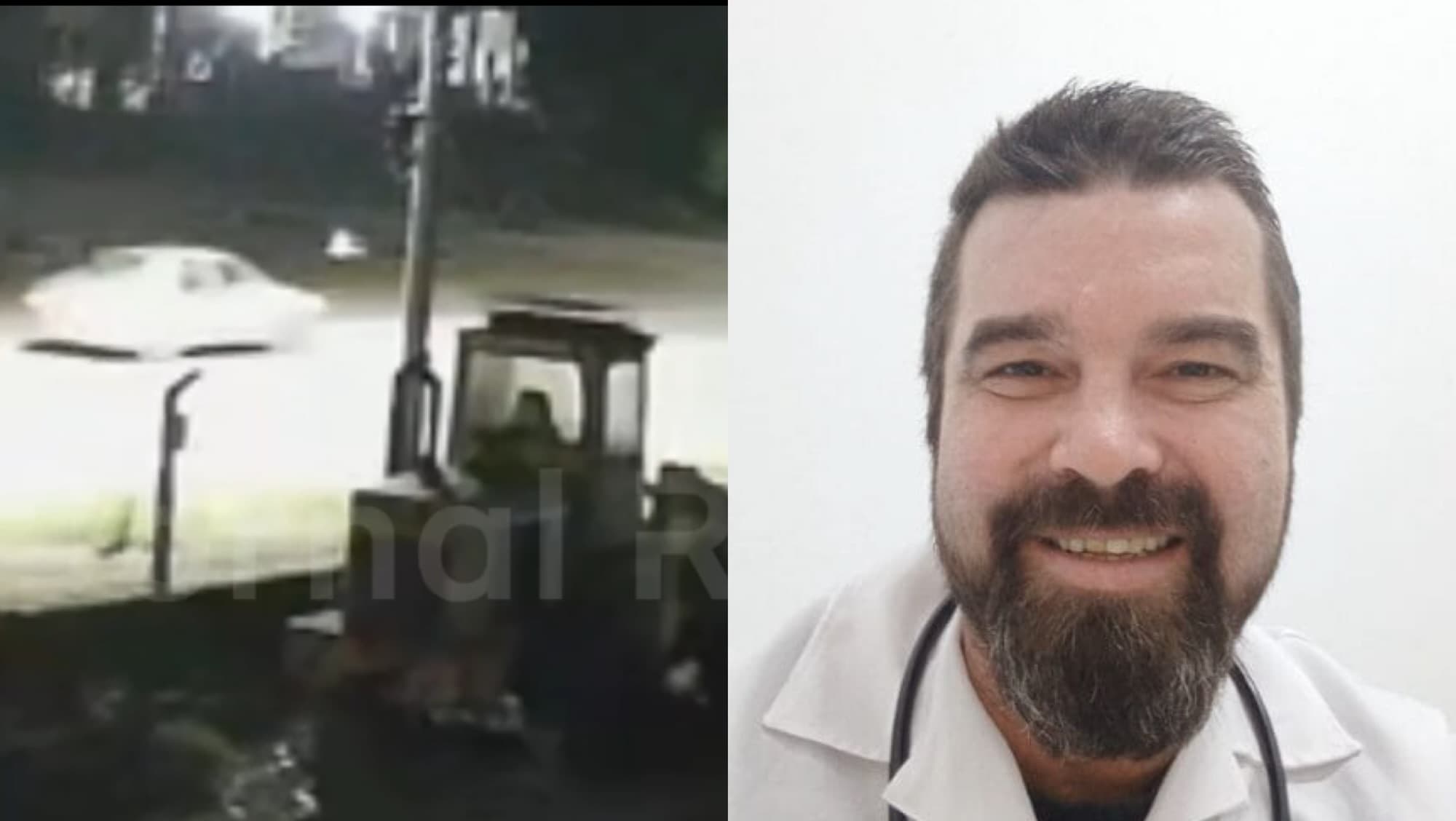 EXCLUSIVO – Vídeo mostra acidente que matou médico de Tijucas: “atingido por carro na contramão”