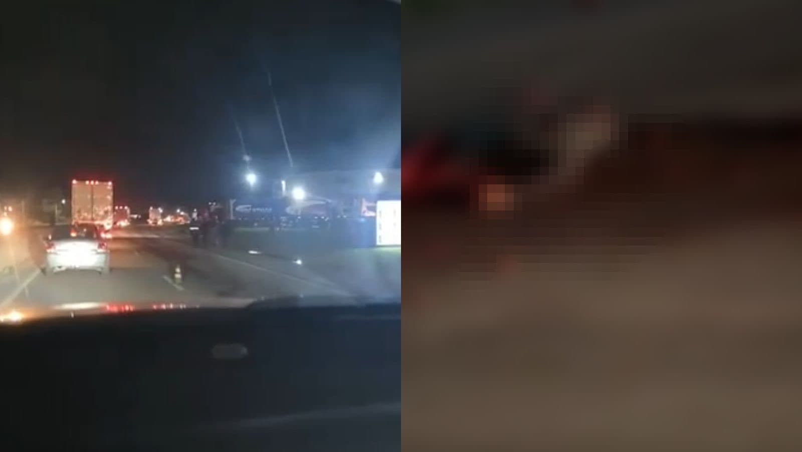 Pedestre morre esmagado por caminhão na BR-470 em Navegantes