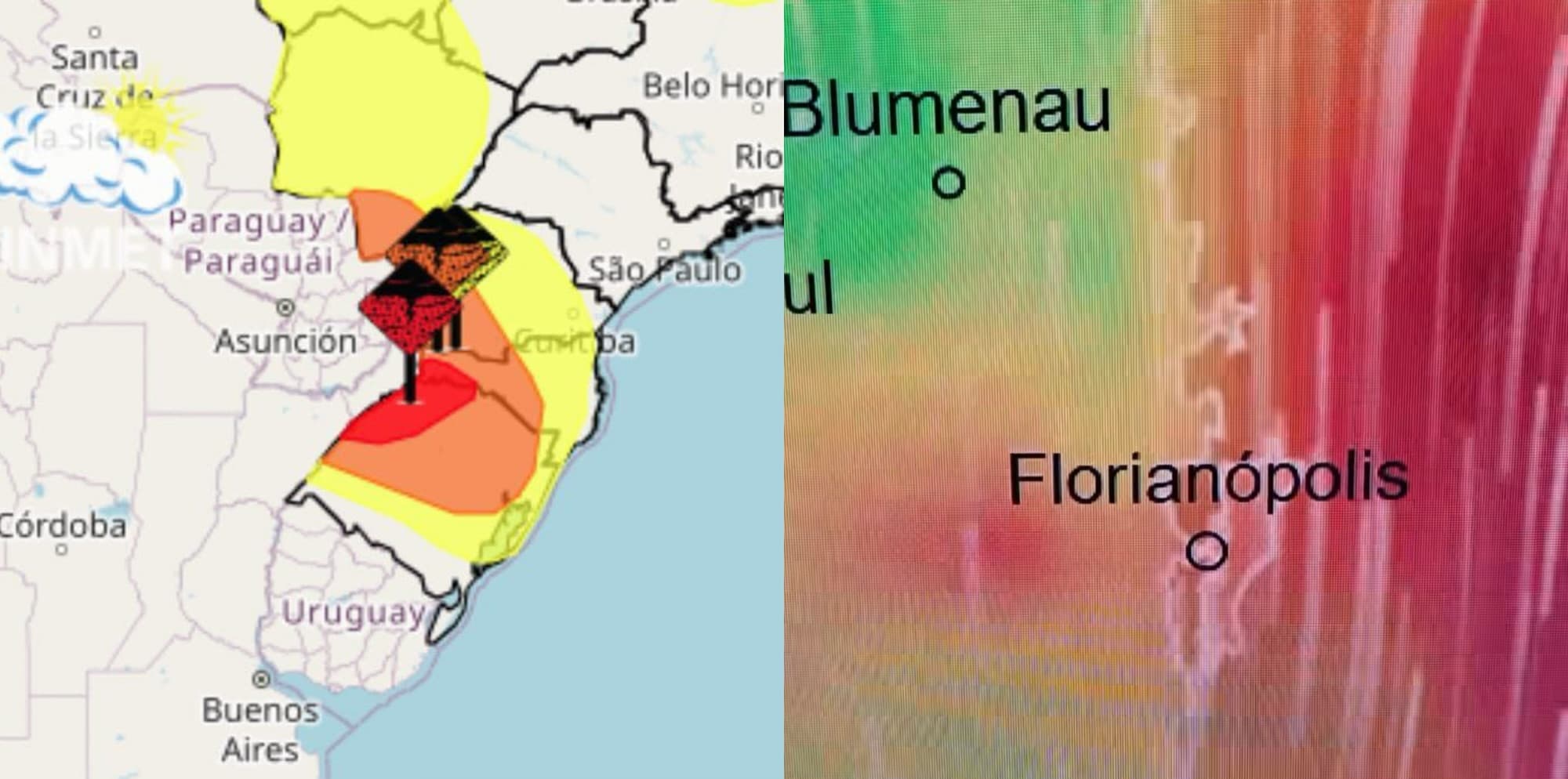 SC em alerta: Florianópolis poderá ter ventos acima de 100 km/h neste fim de semana