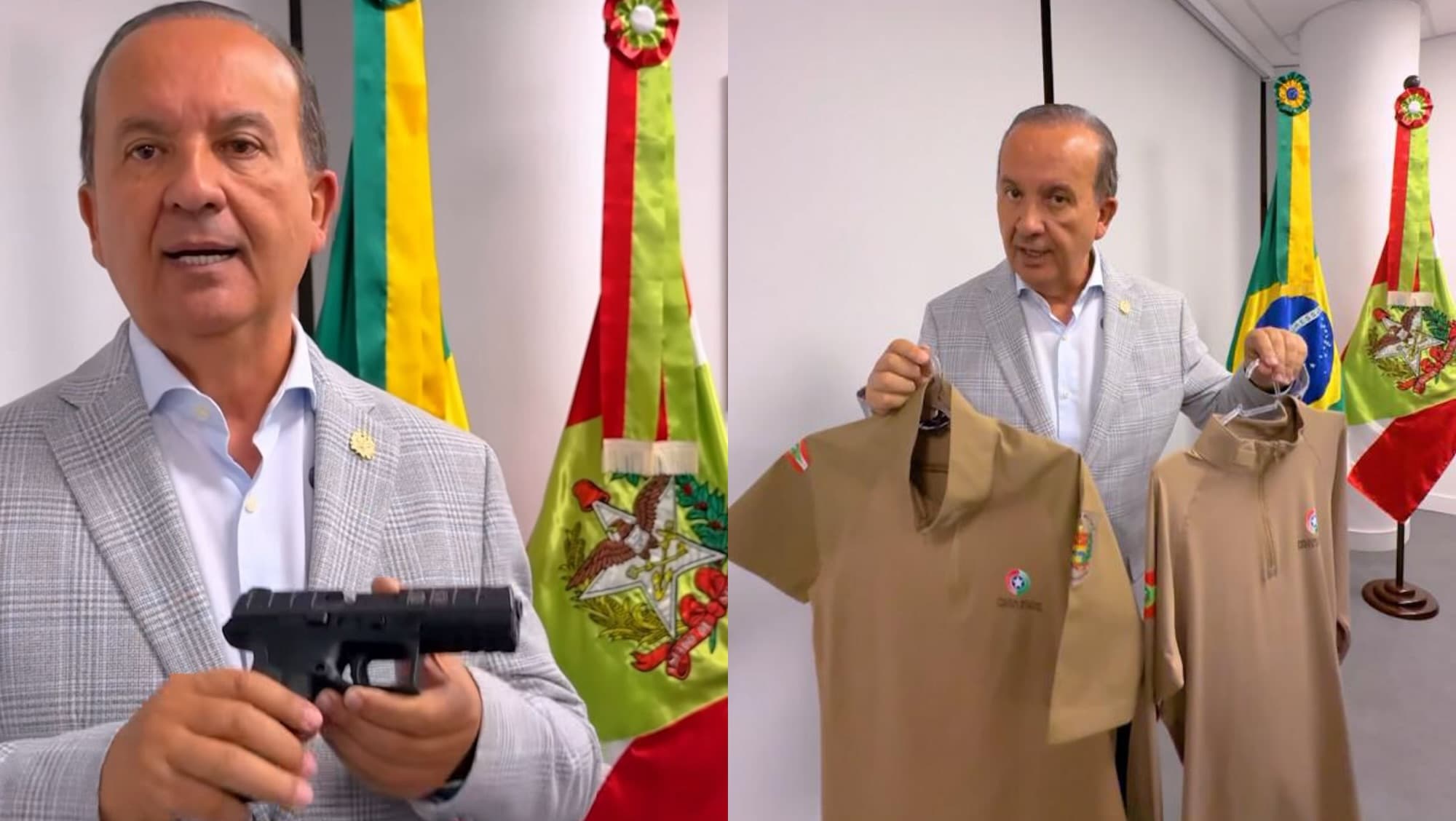 PMSC se prepara para o verão com novo uniforme e pistolas atualizadas