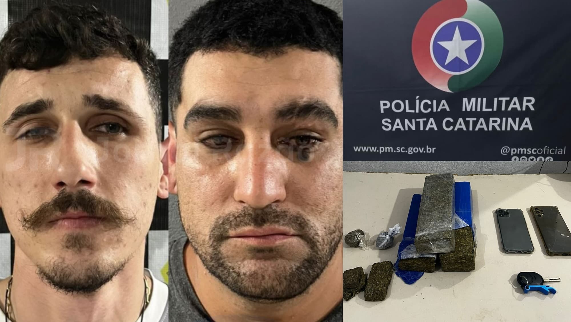 Tráfico de drogas no Canto da Praia termina com dois catarinenses presos em Itapema