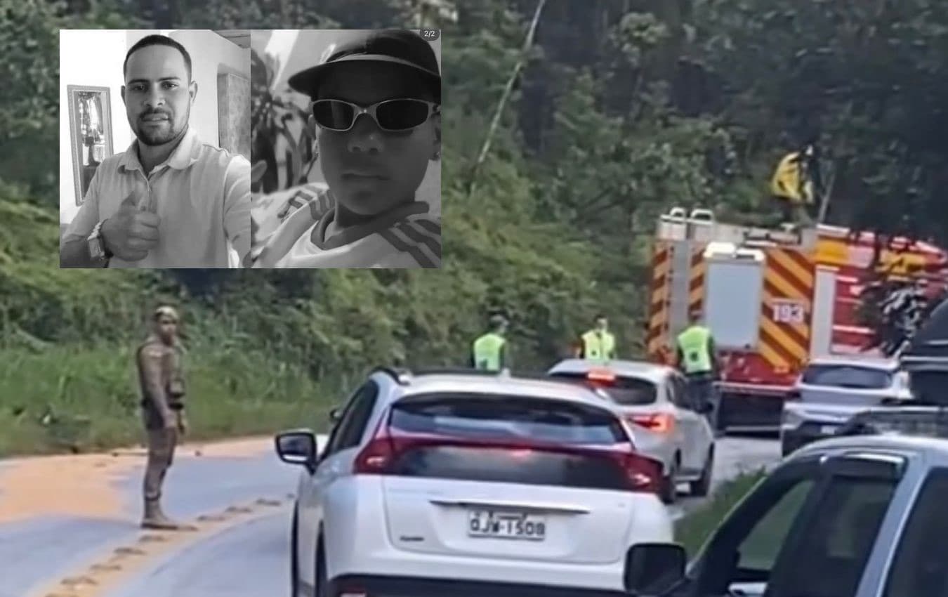 Padrasto e enteado mortos em Nova Trento: vítimas do grave acidente na SC-108 são identificadas