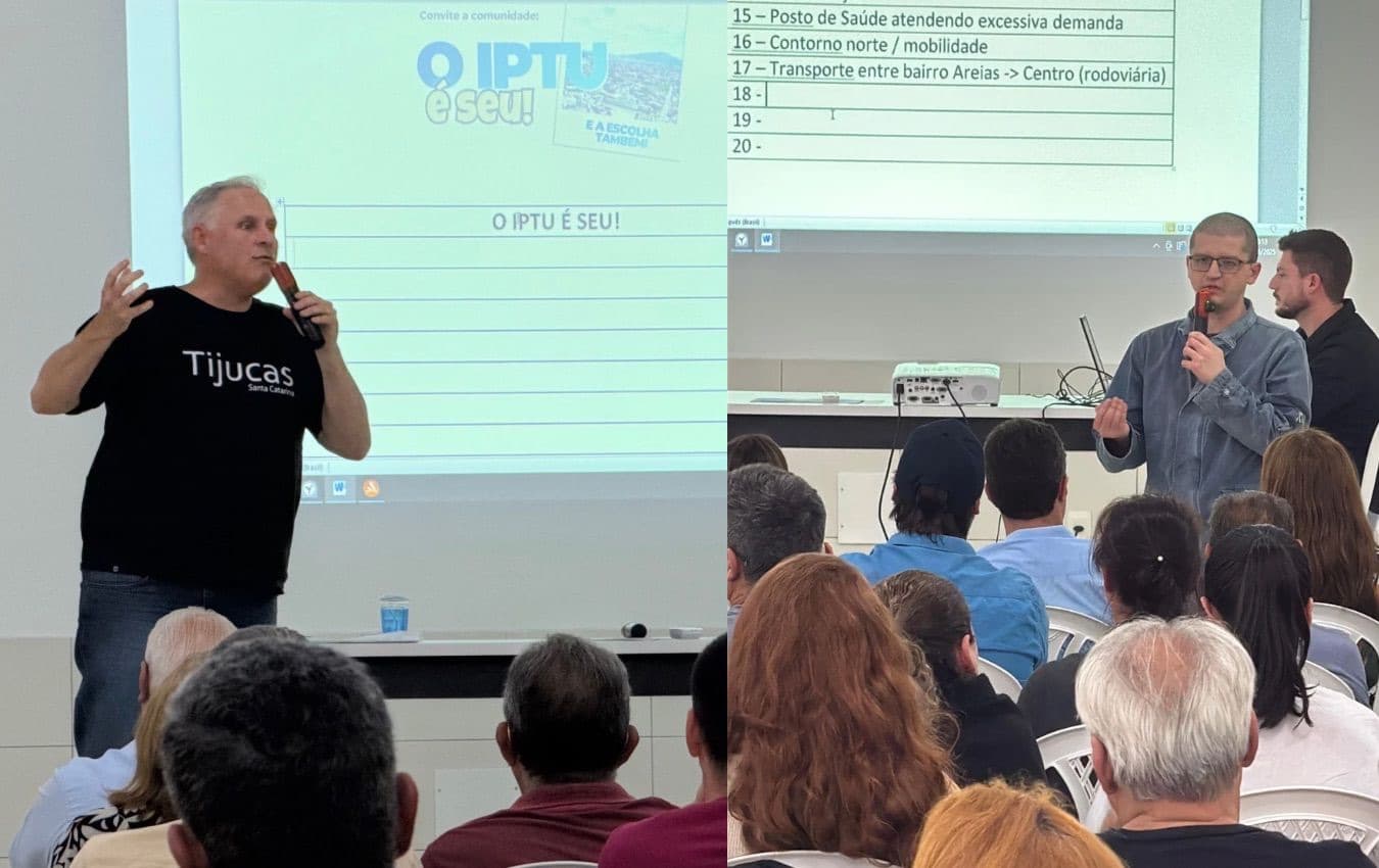 “Antes era Dazareia”: moradores de Areias definem prioridades do IPTU em Tijucas