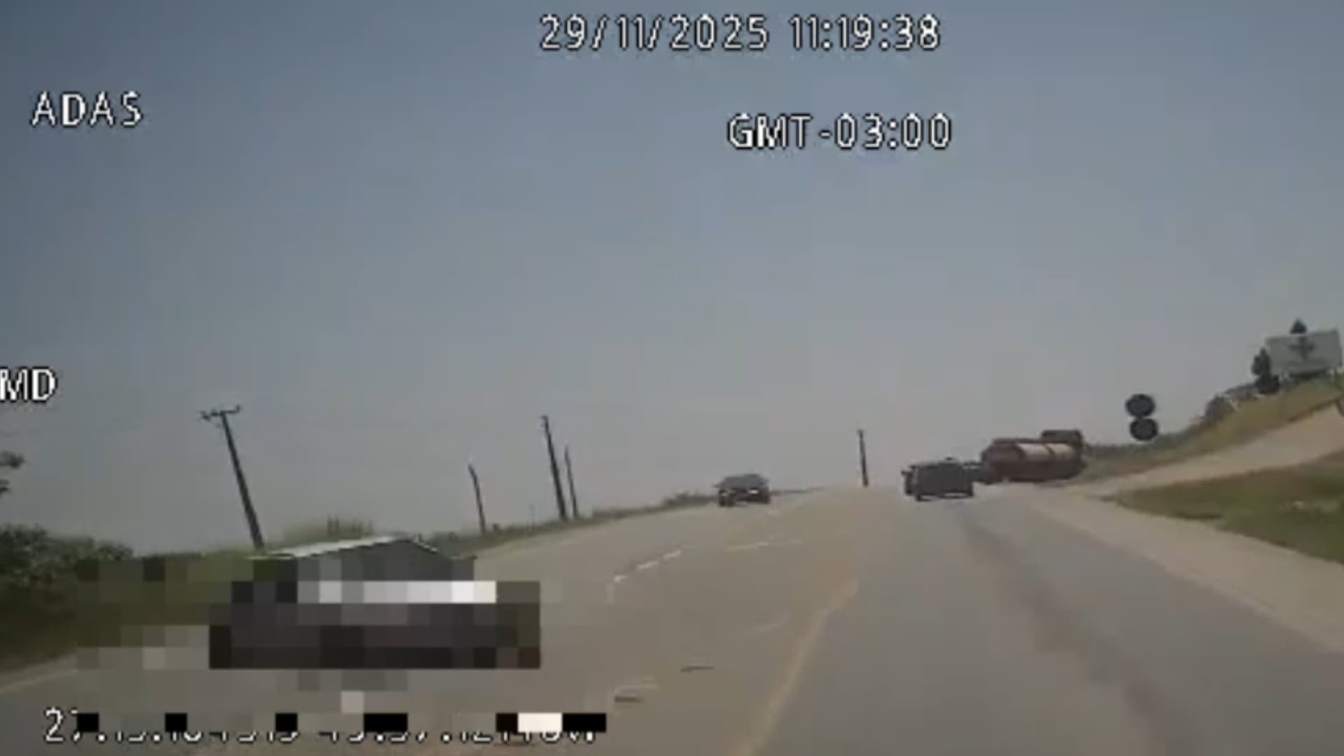 “Rodou na pista”: câmera de caminhão flagra acidente que deixou dois mortos em SC