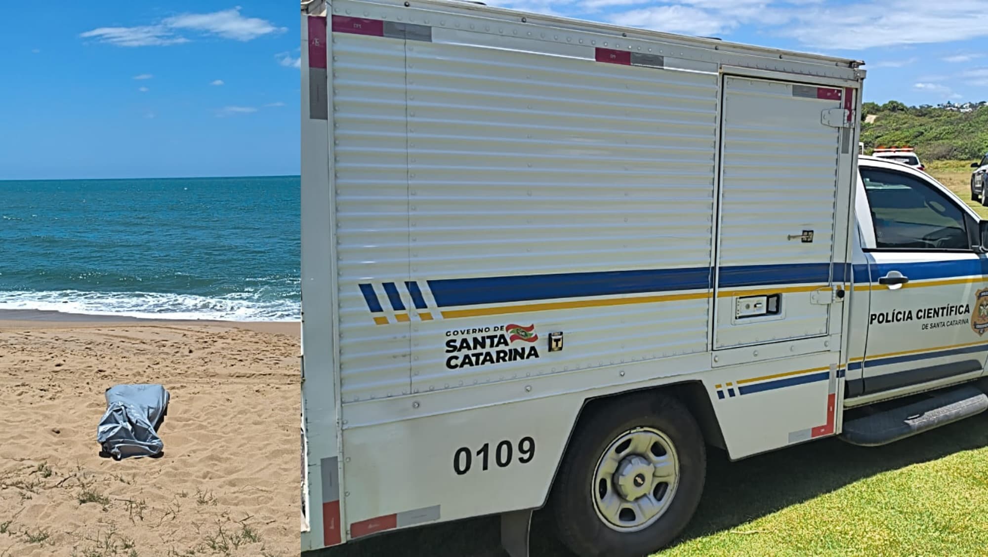 2° corpo é encontrado em Itapema após irmãos se afogarem no mar