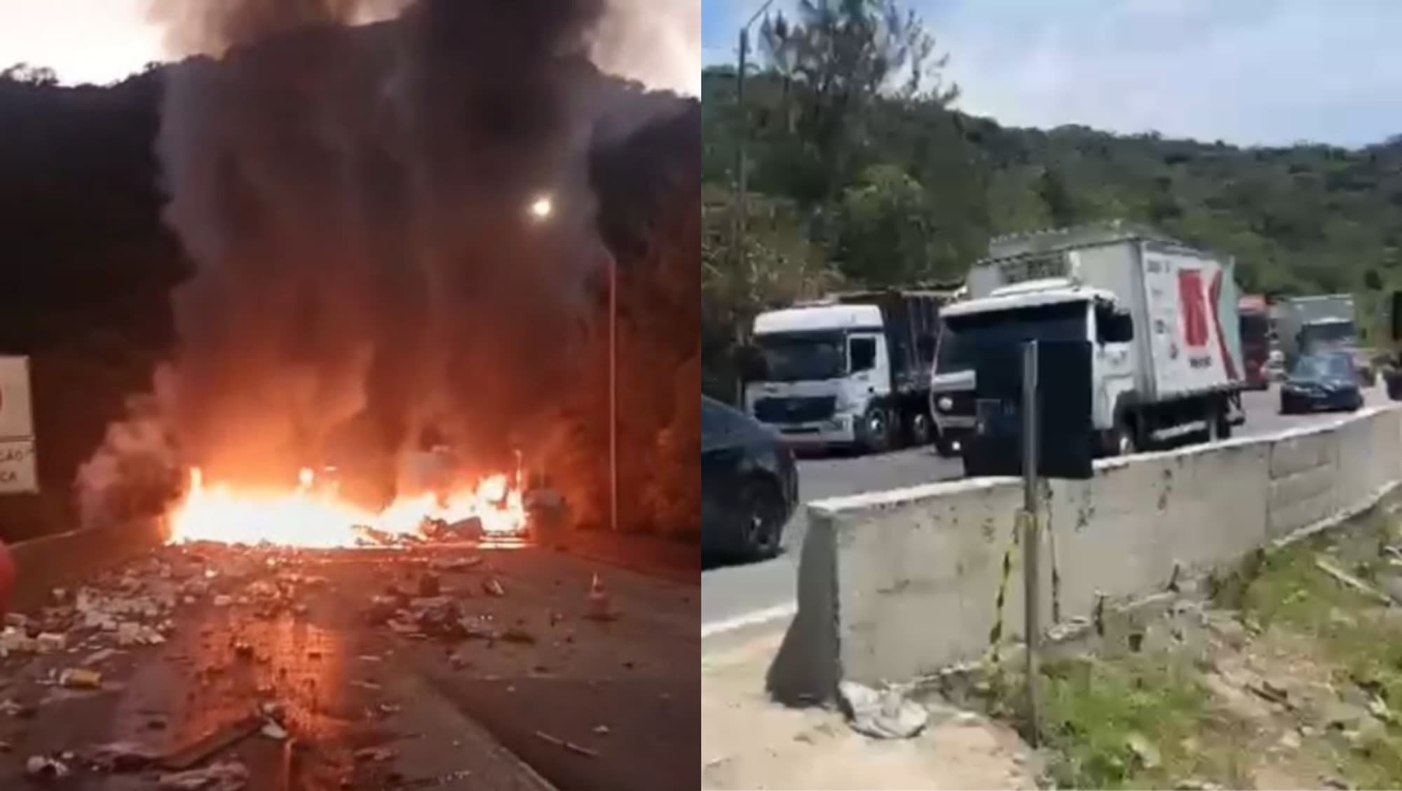 BR-376 é liberada após grave acidente que deixou um morto e 14 feridos