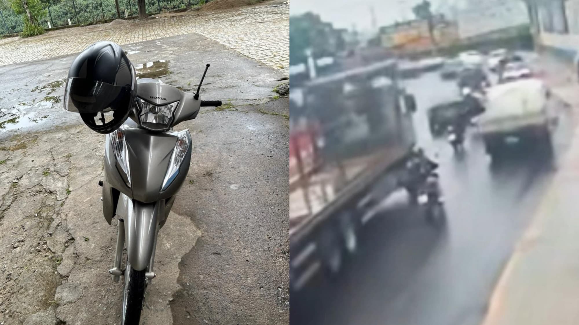 VÍDEO: Motociclista tenta passar entre caminhões, cai e morre na hora em Camboriú