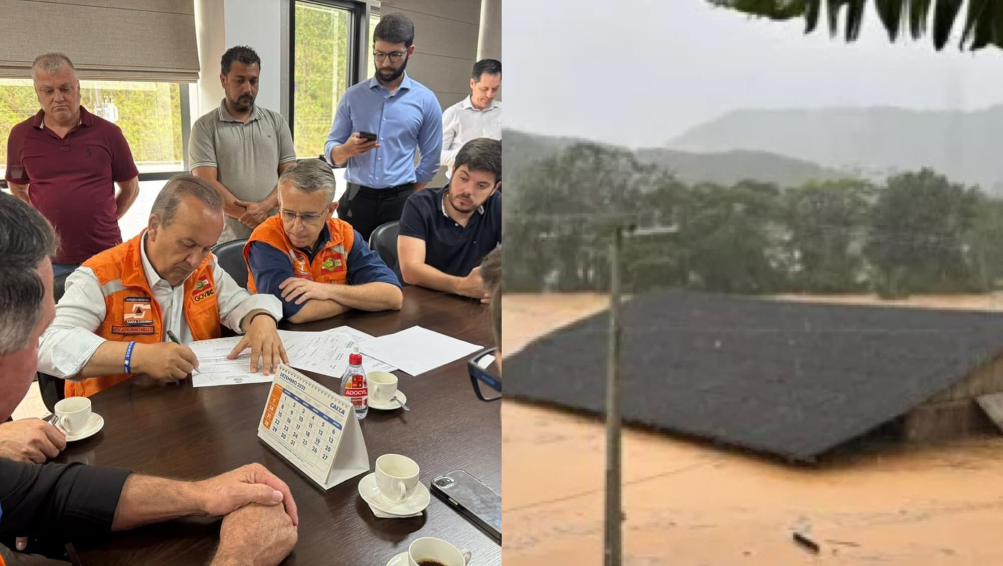 Governador anuncia quase R$ 7 milhões para reconstrução de Luiz Alves após chuvas
