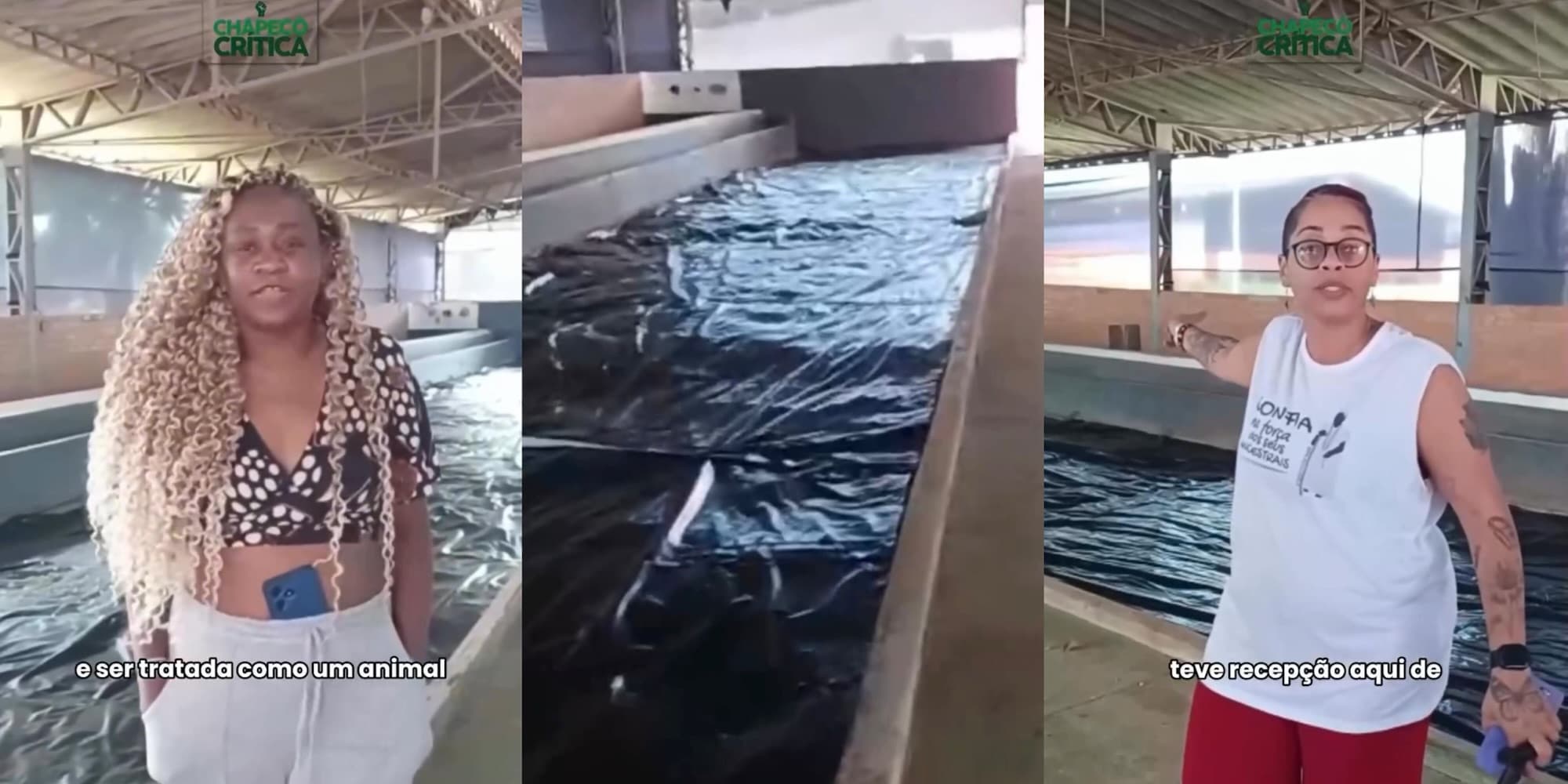 Catarinenses são colocadas em baias de cavalos na “Marcha das Mulheres Negras” em Brasília
