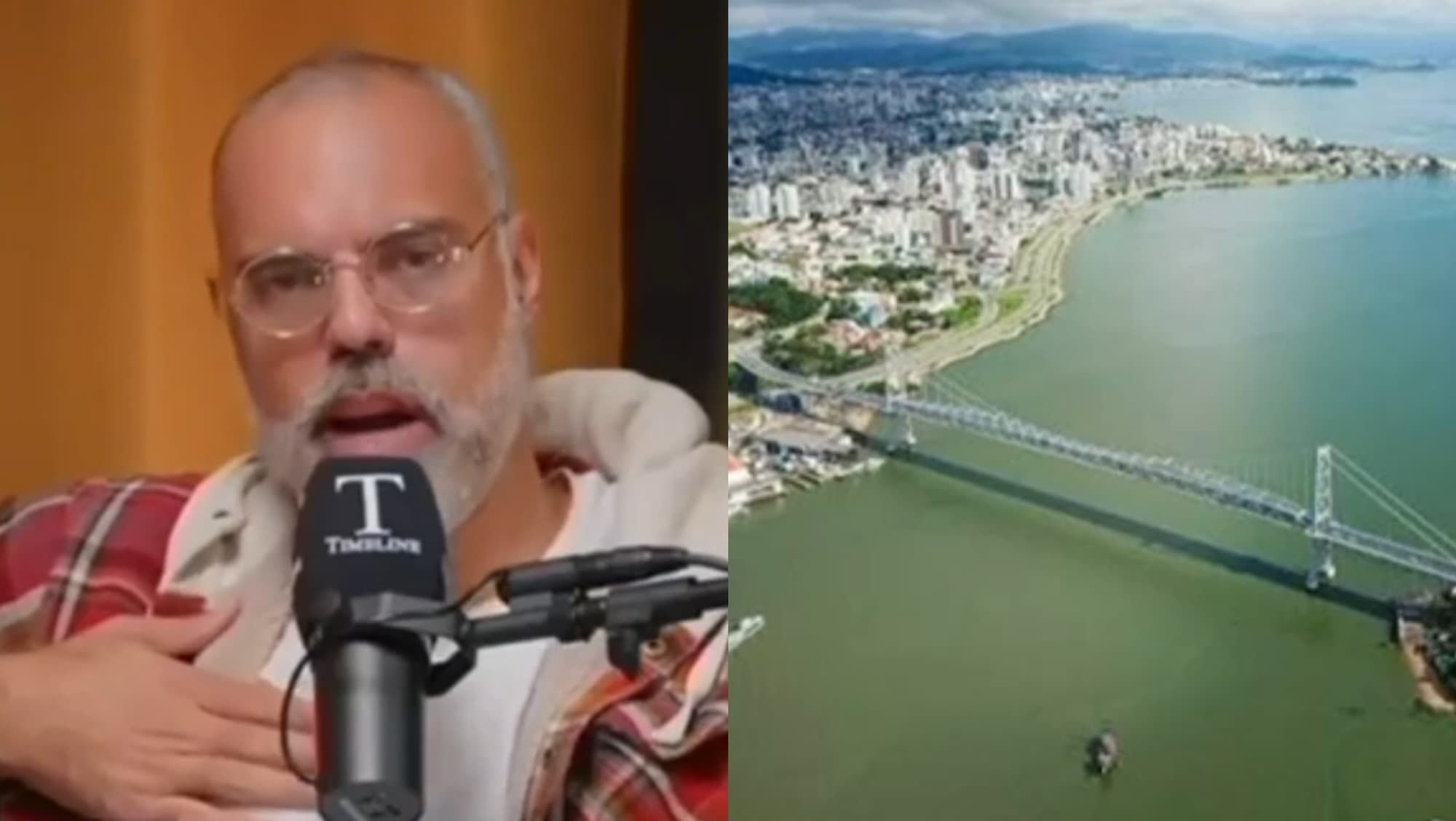 “Se vocês são tão f…, por que não mudam o nome Florianópolis?”, diz Allan dos Santos sobre SC