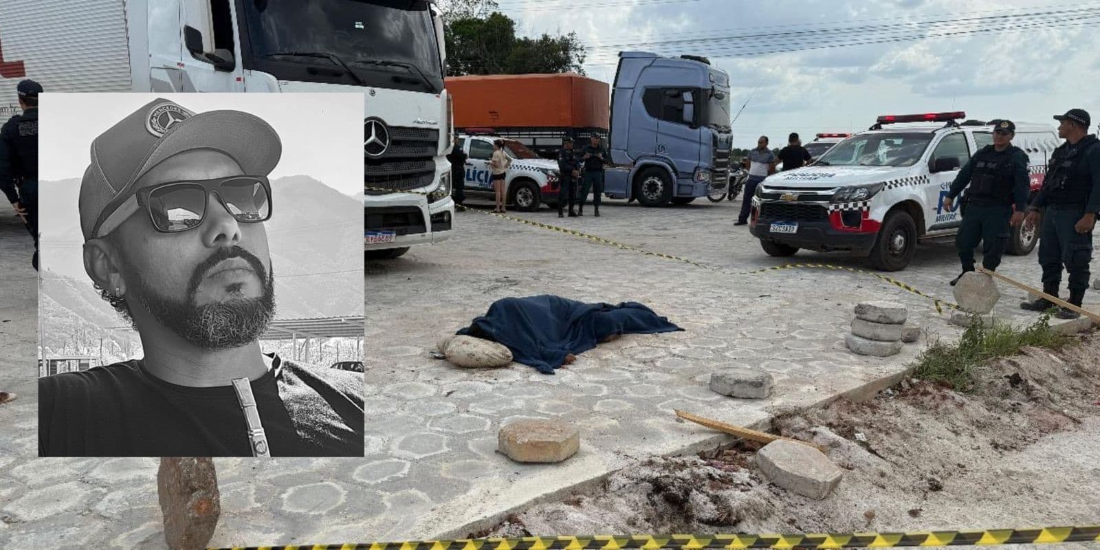 Caminhoneiro de SC é executado a tiros e atropelado: “só parei porque acabou a bala”