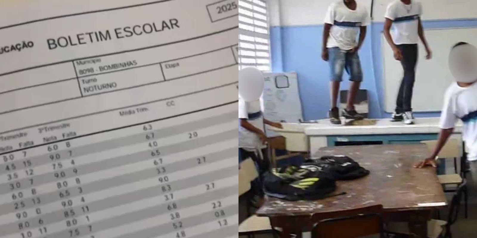Estudante de SC reprova em 6 matérias, mas é aprovado e debocha: “ainda ganhei R$ 1000”